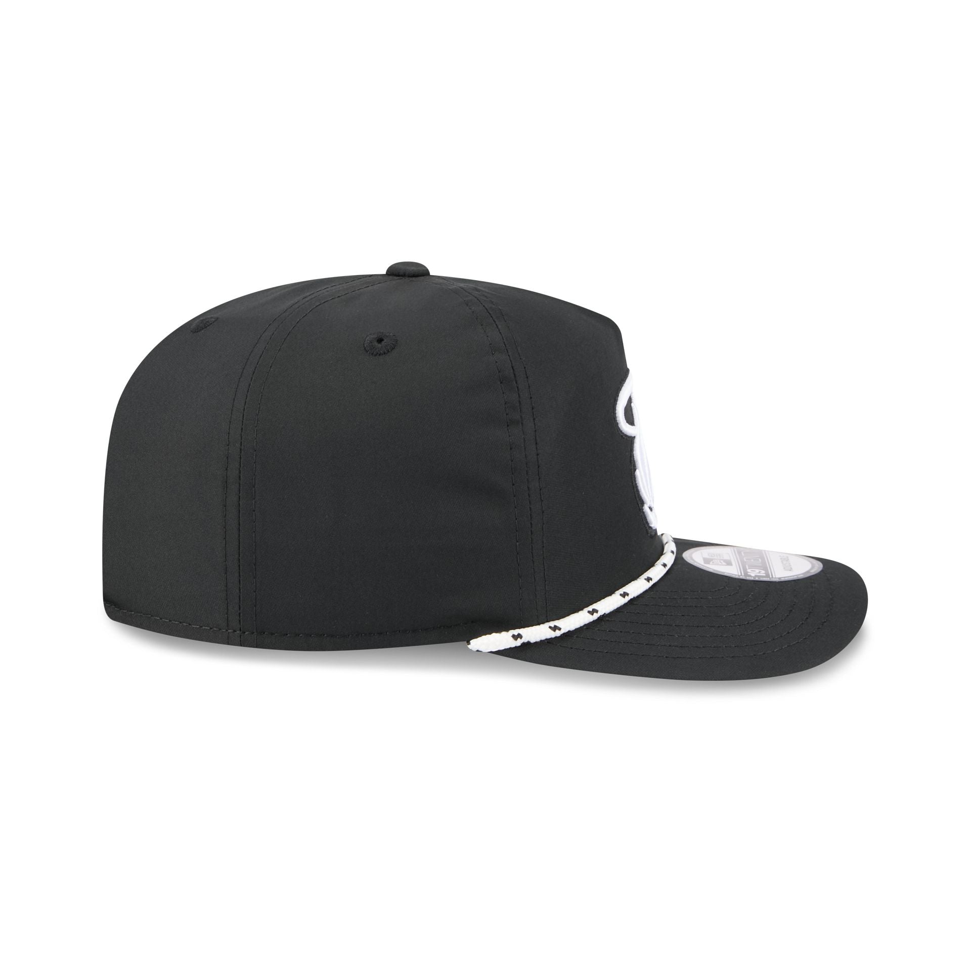 Miami Heat Black and White Rope 19TWENTY Snapback Hat - Image 5