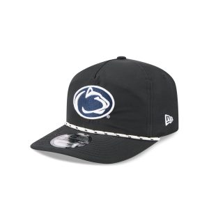 Penn State Nittany Lions Black and White Rope 19TWENTY Snapback Hat