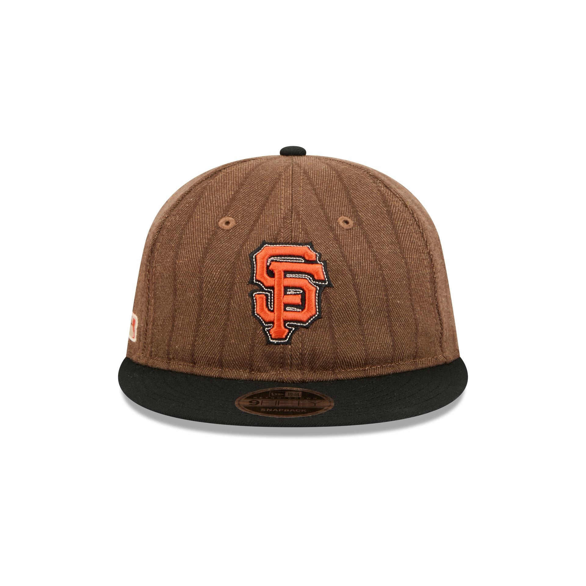 San Francisco Giants Three Looms Wool Pinstripe Retro Crown 9FIFTY Adjustable Hat - Image 2