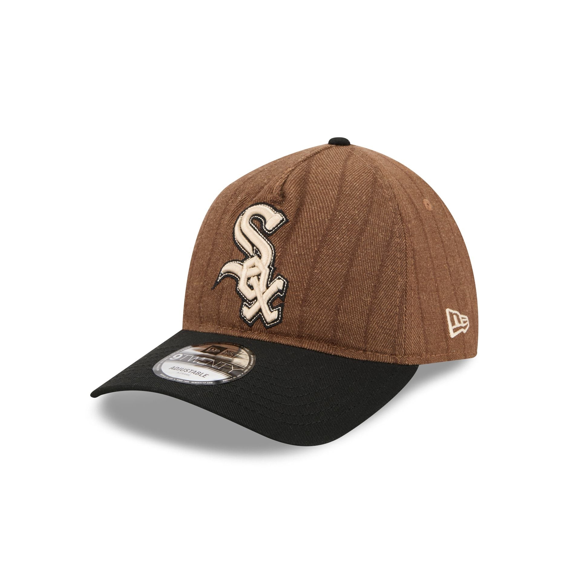 Chicago White Sox Three Looms Wool Pinstripe 9TWENTY A-Frame Adjustable Hat - Image 3