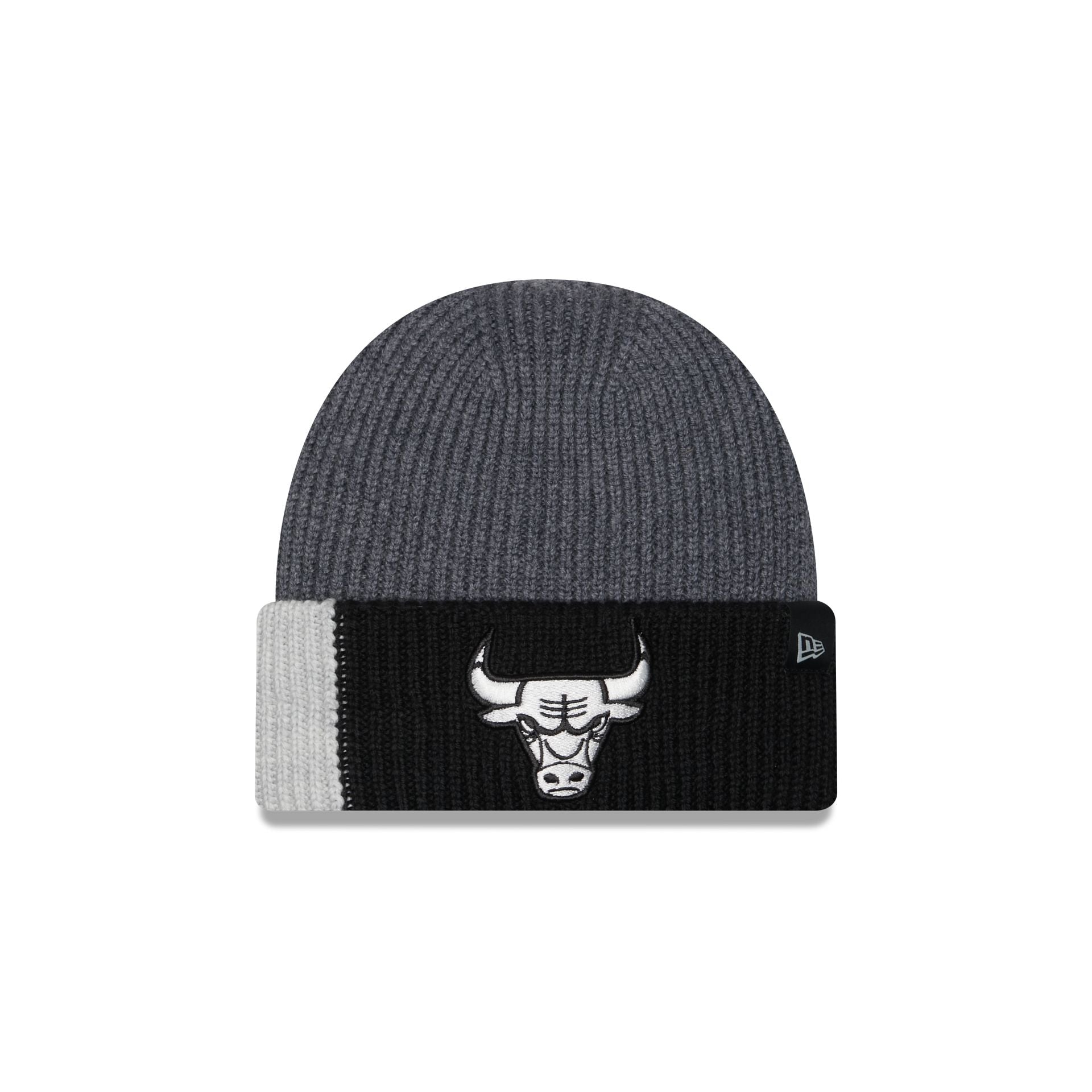 Chicago Bulls Merino Wool Color Block Cuff Knit Hat