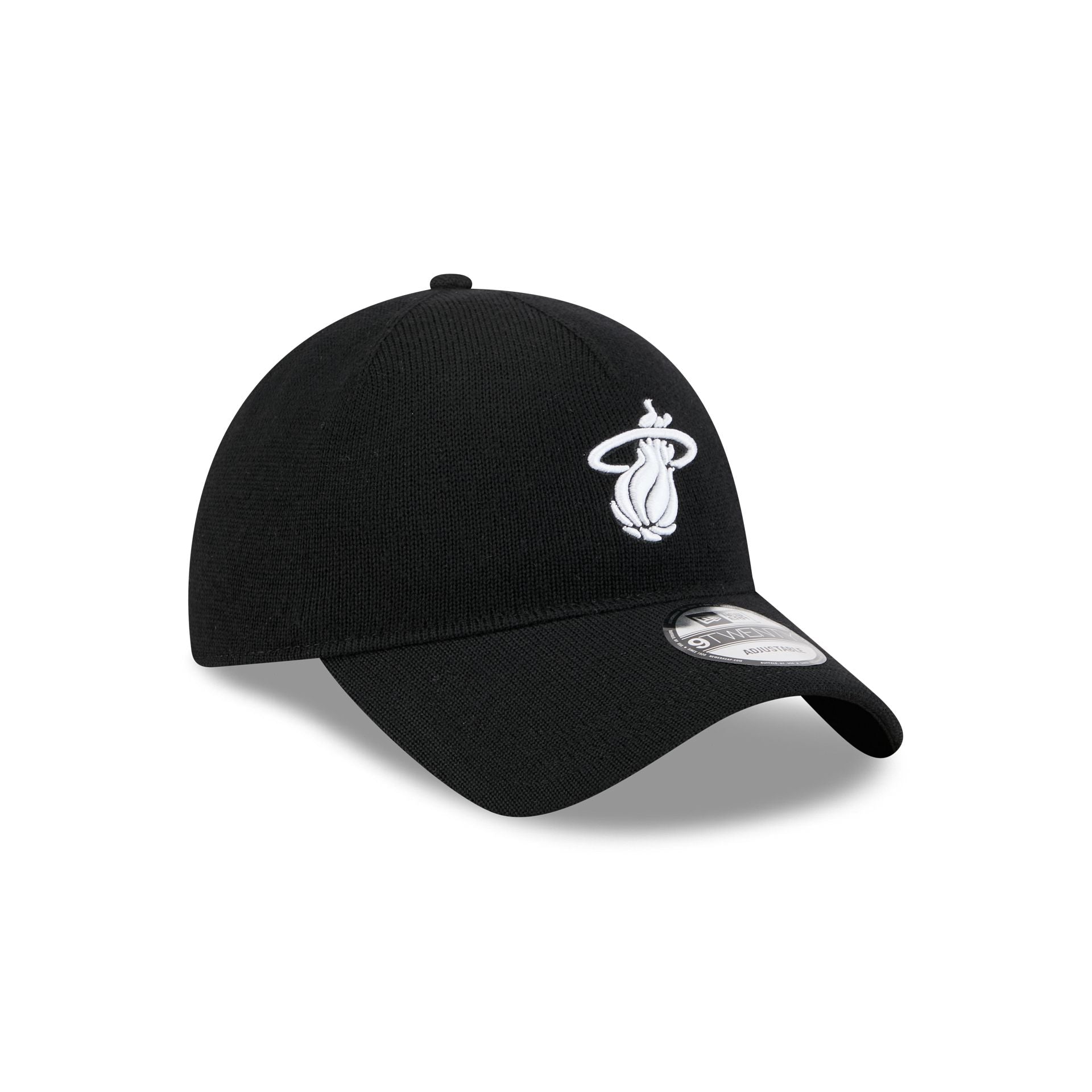Miami Heat Merino Wool Black 9TWENTY Adjustable Hat - Image 3