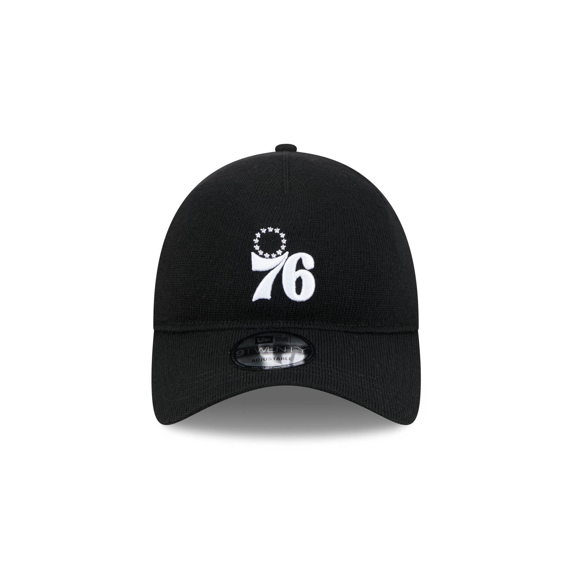Philadelphia 76ers Merino Wool Black 9TWENTY Adjustable Hat - Image 2