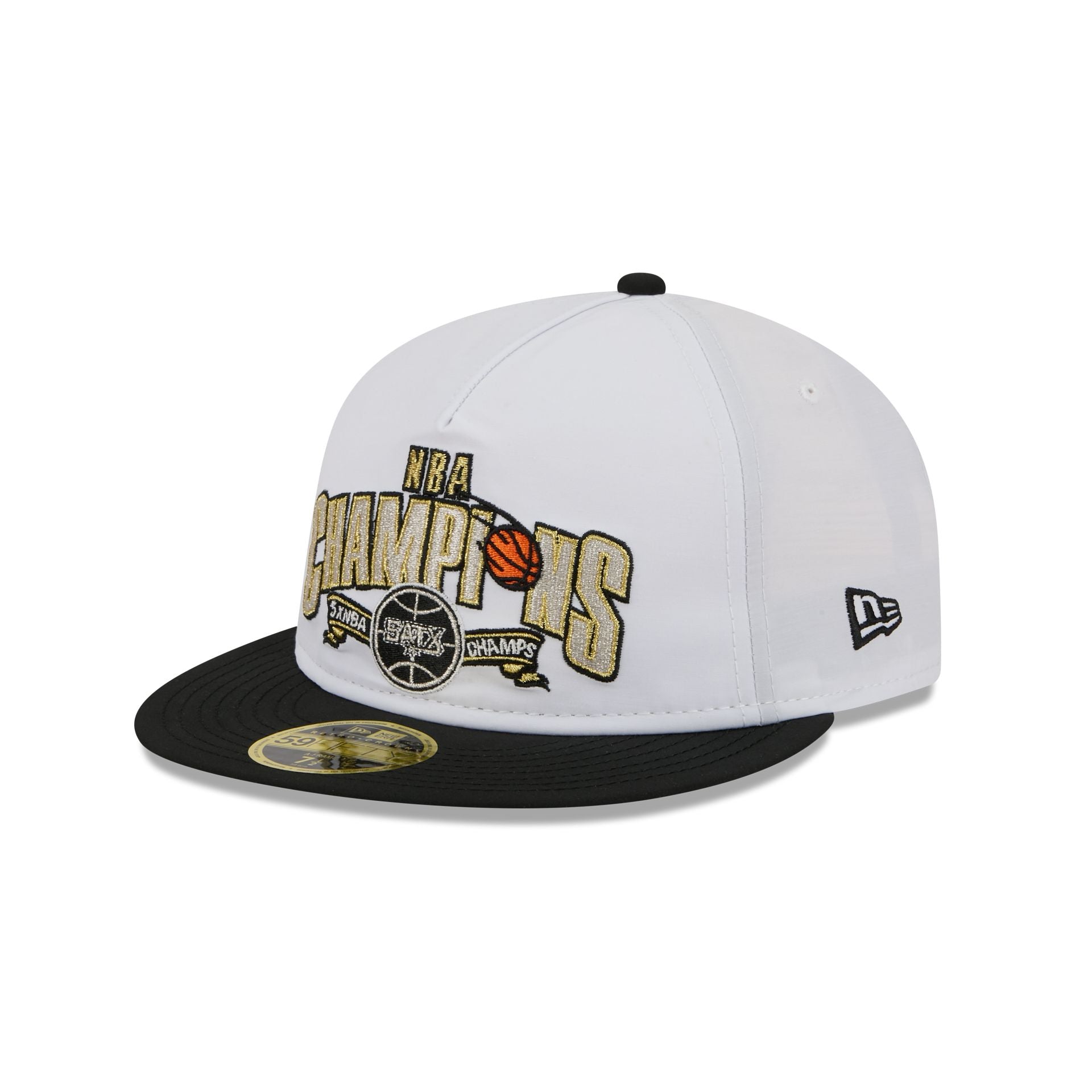 San Antonio Spurs Champions White Retro Crown 59FIFTY Fitted Hat