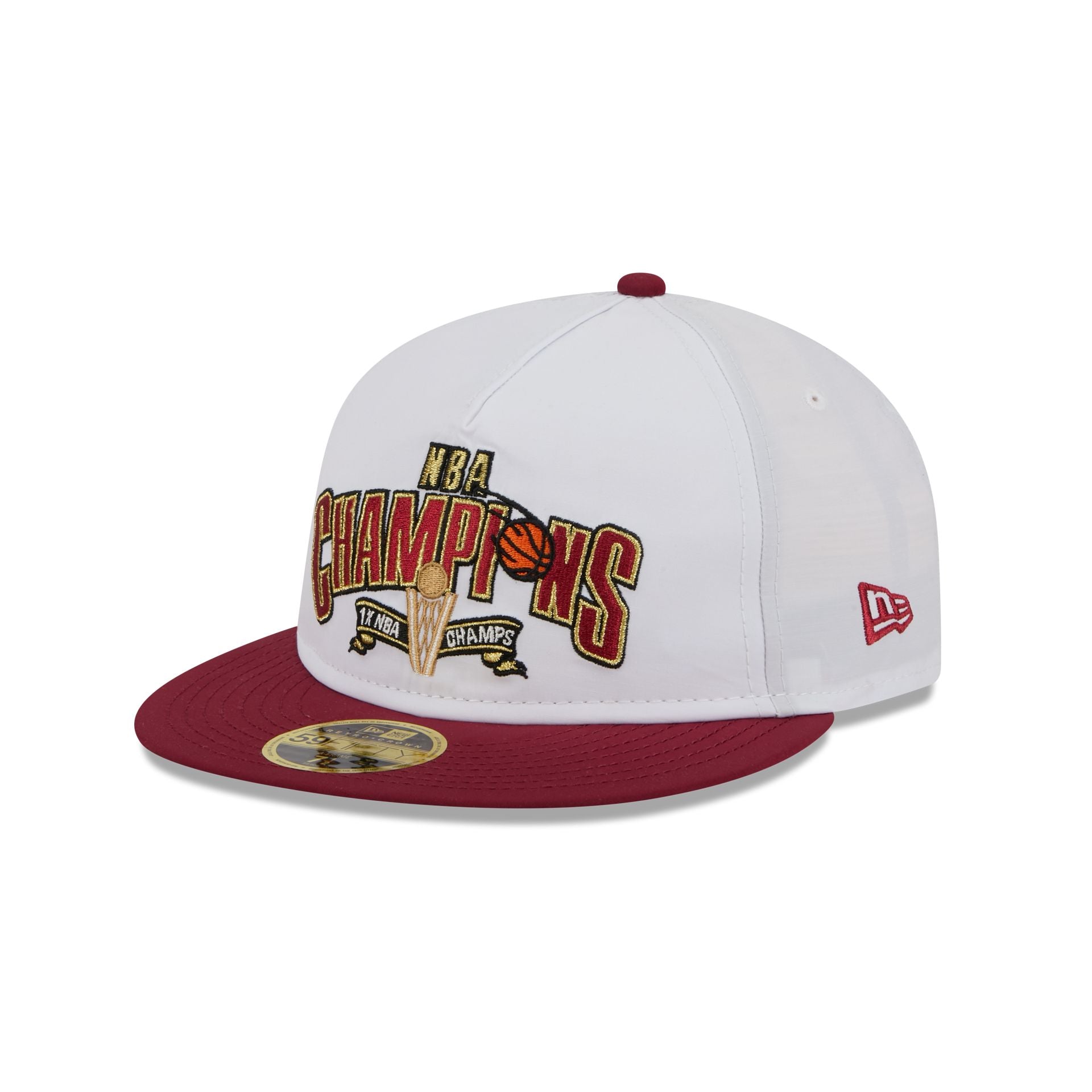Cleveland Cavaliers Champions White Retro Crown 59FIFTY Fitted Hat