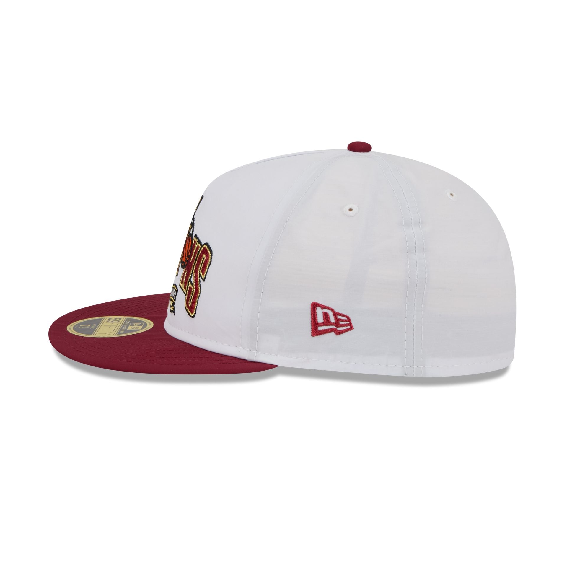 Cleveland Cavaliers Champions White Retro Crown 59FIFTY Fitted Hat - Image 4