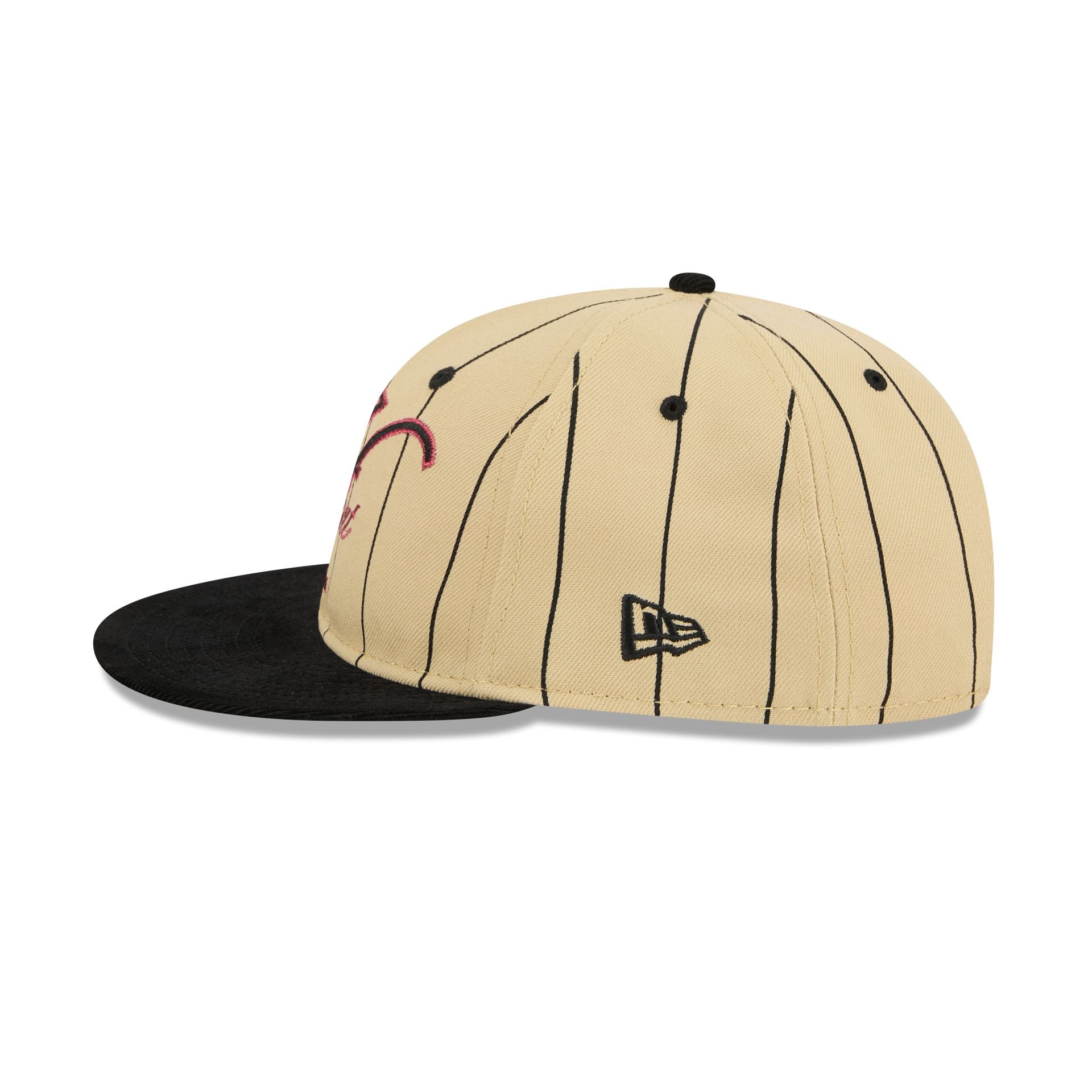 Miami Heat Pinstripe Script Retro Crown 9FIFTY Adjustable Hat - Image 4