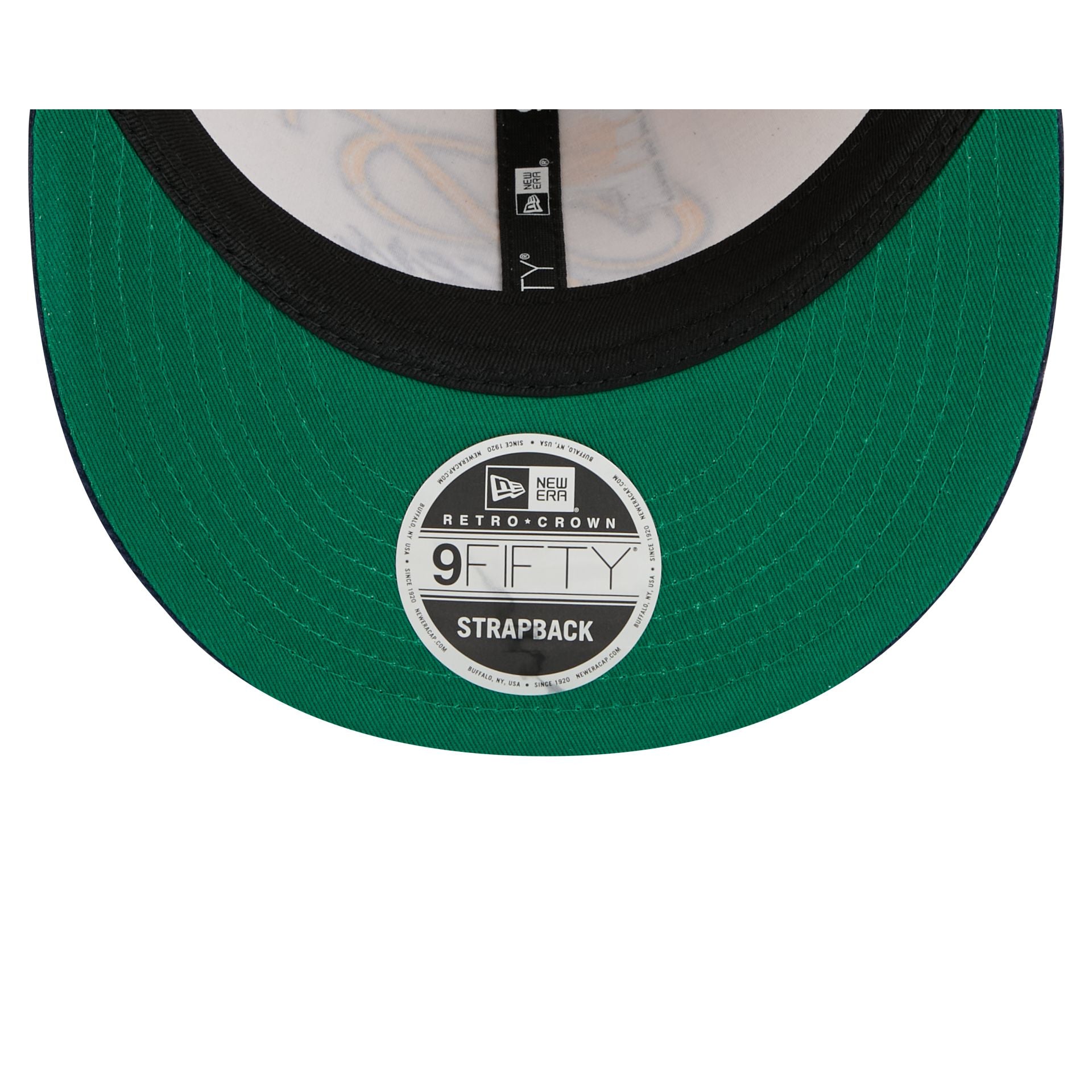 Indiana Pacers Pinstripe Script Retro Crown 9FIFTY Adjustable Hat - Image 7