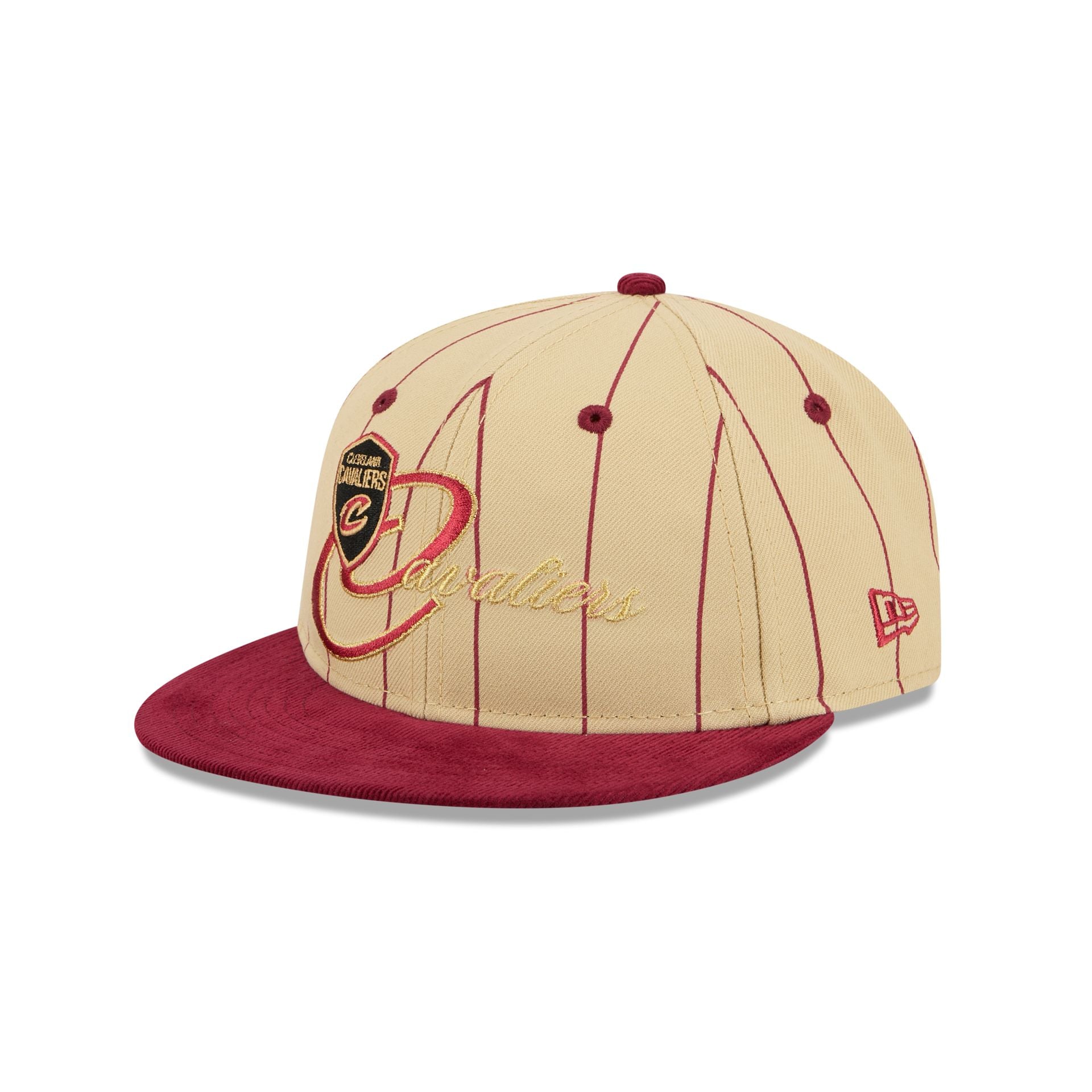 Cleveland Cavaliers Pinstripe Script Retro Crown 9FIFTY Adjustable Hat