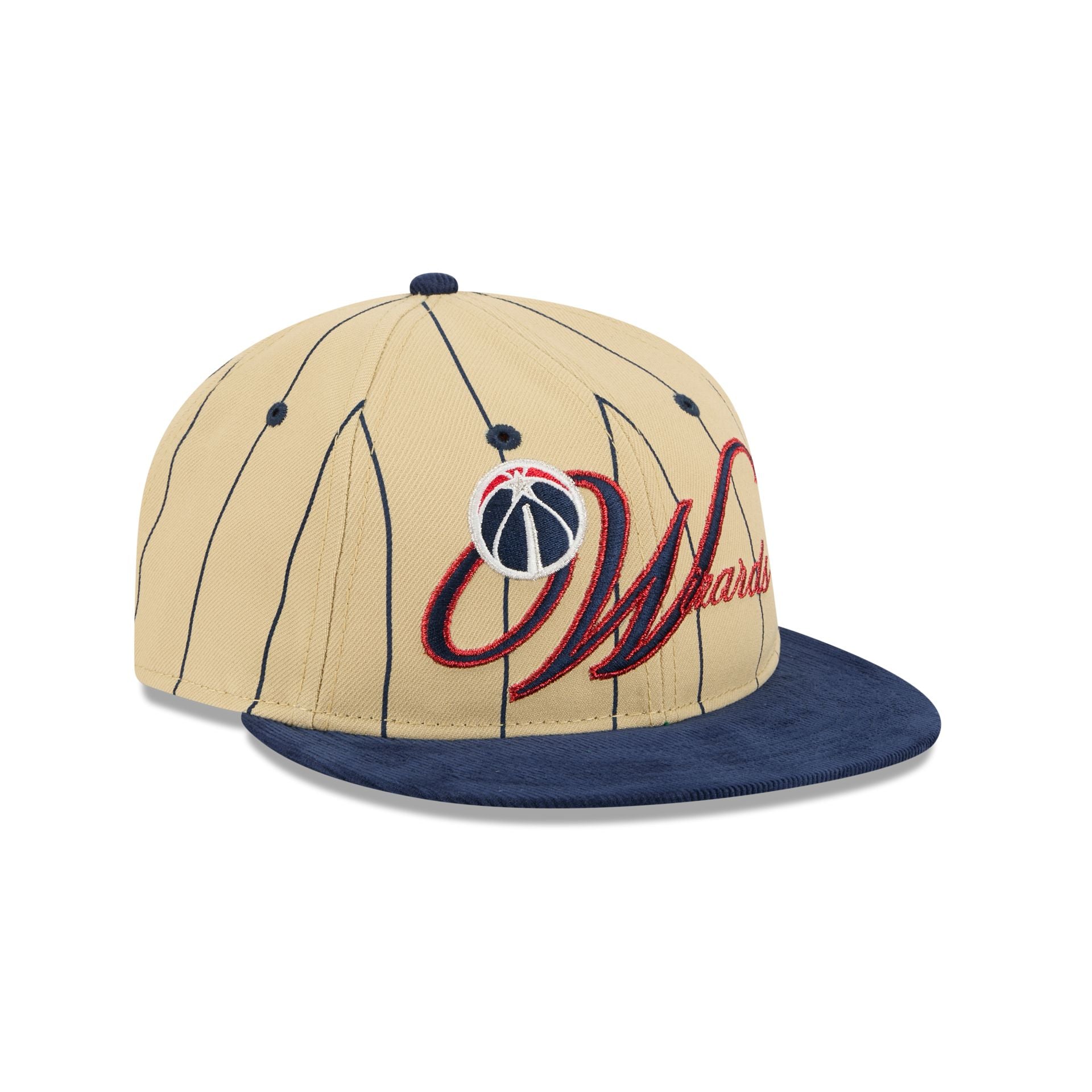 Washington Wizards Pinstripe Script Retro Crown 9FIFTY Adjustable Hat - Image 3