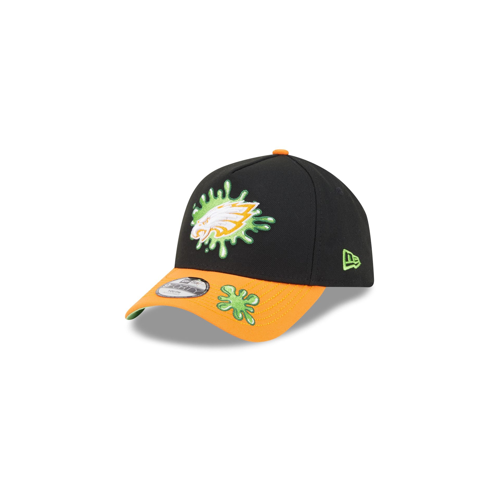 Nickelodeon Slime x Philadelphia Eagles Kids 9FORTY A-Frame Snapback Hat