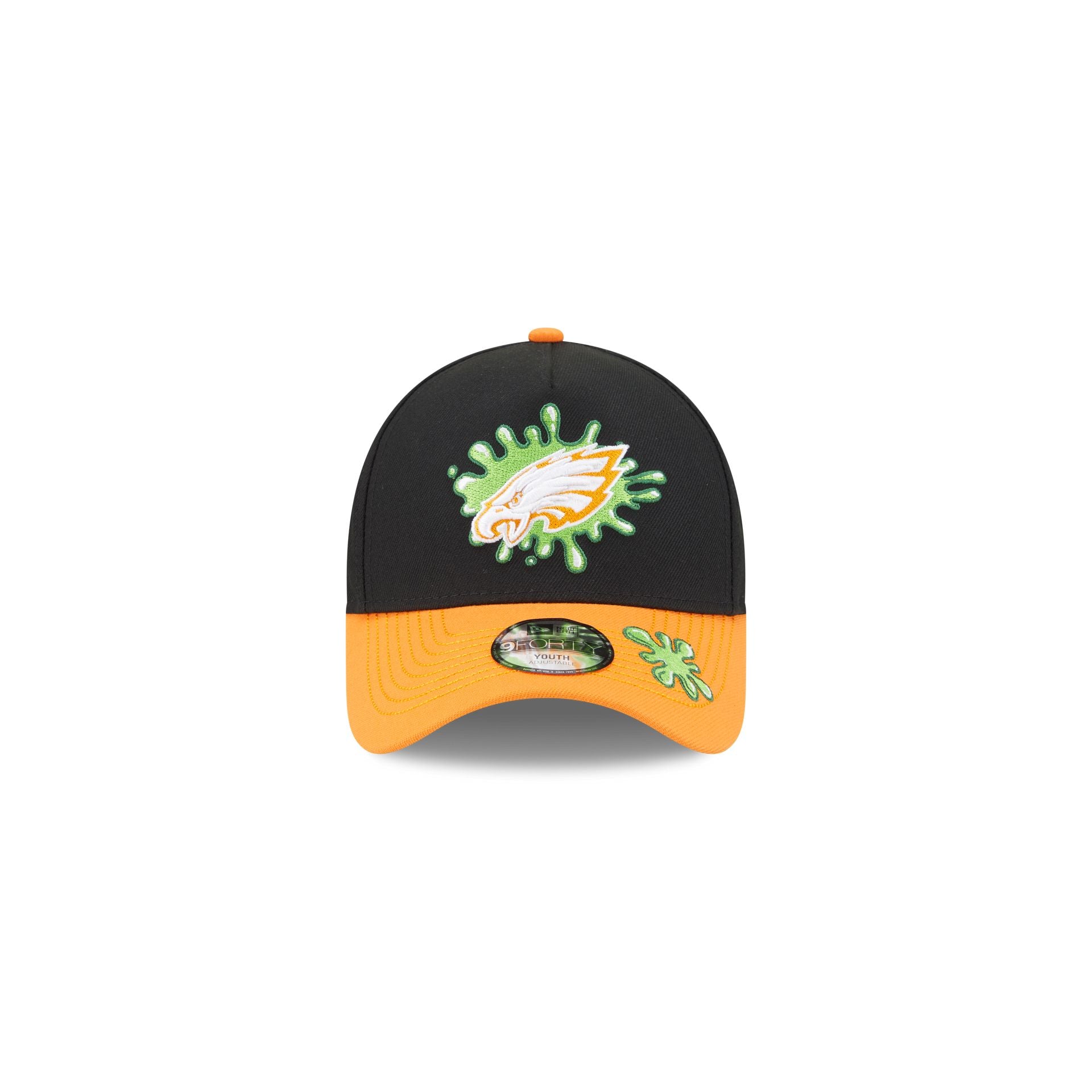 Nickelodeon Slime x Philadelphia Eagles Kids 9FORTY A-Frame Snapback Hat - Image 2