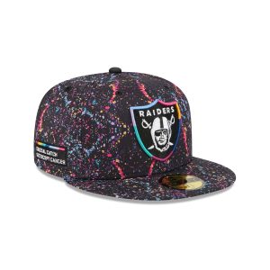 Las Vegas Raiders 2025 Crucial Catch 59FIFTY Fitted Hat