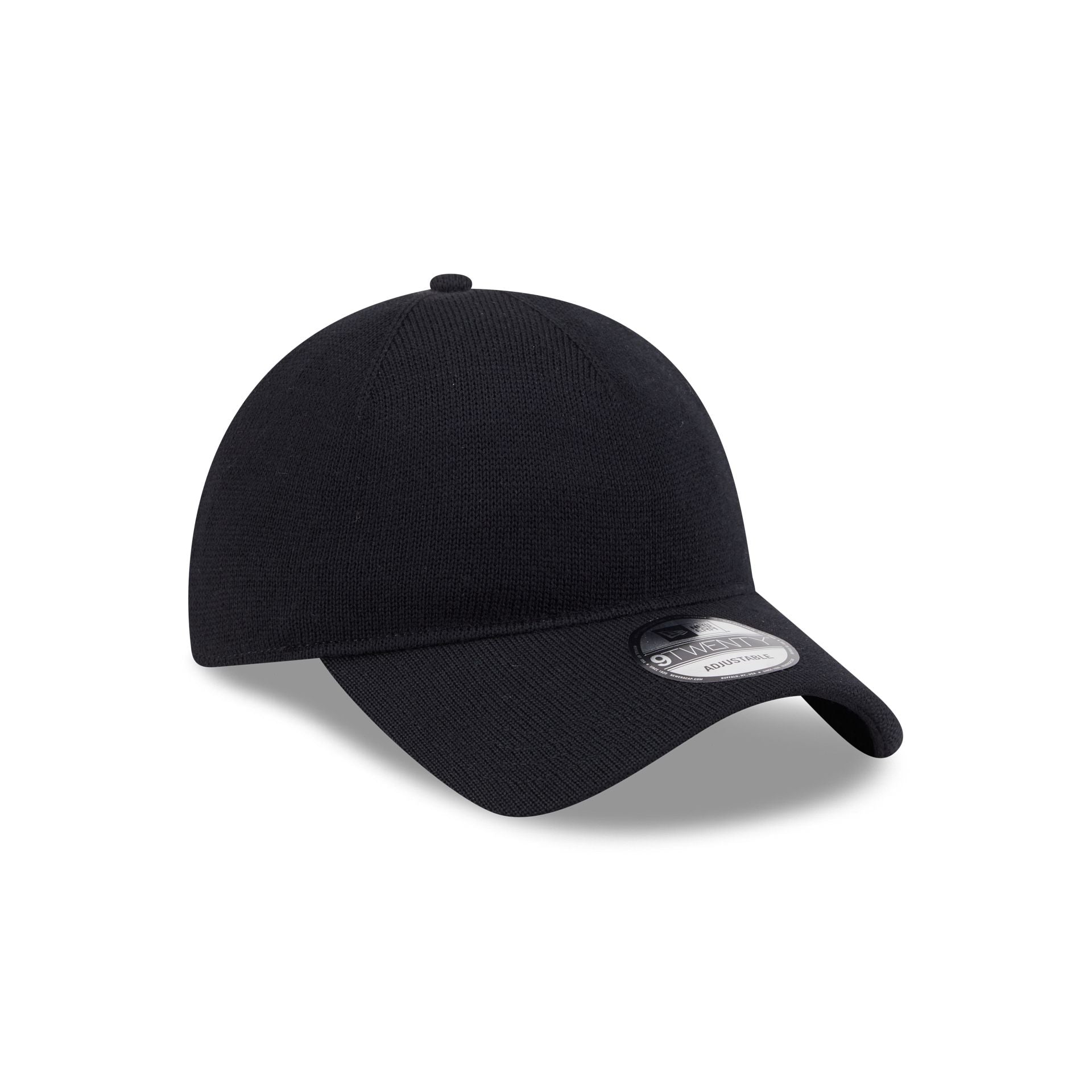 New Era Cap Merino Wool Black 9TWENTY Adjustable Hat - Image 3