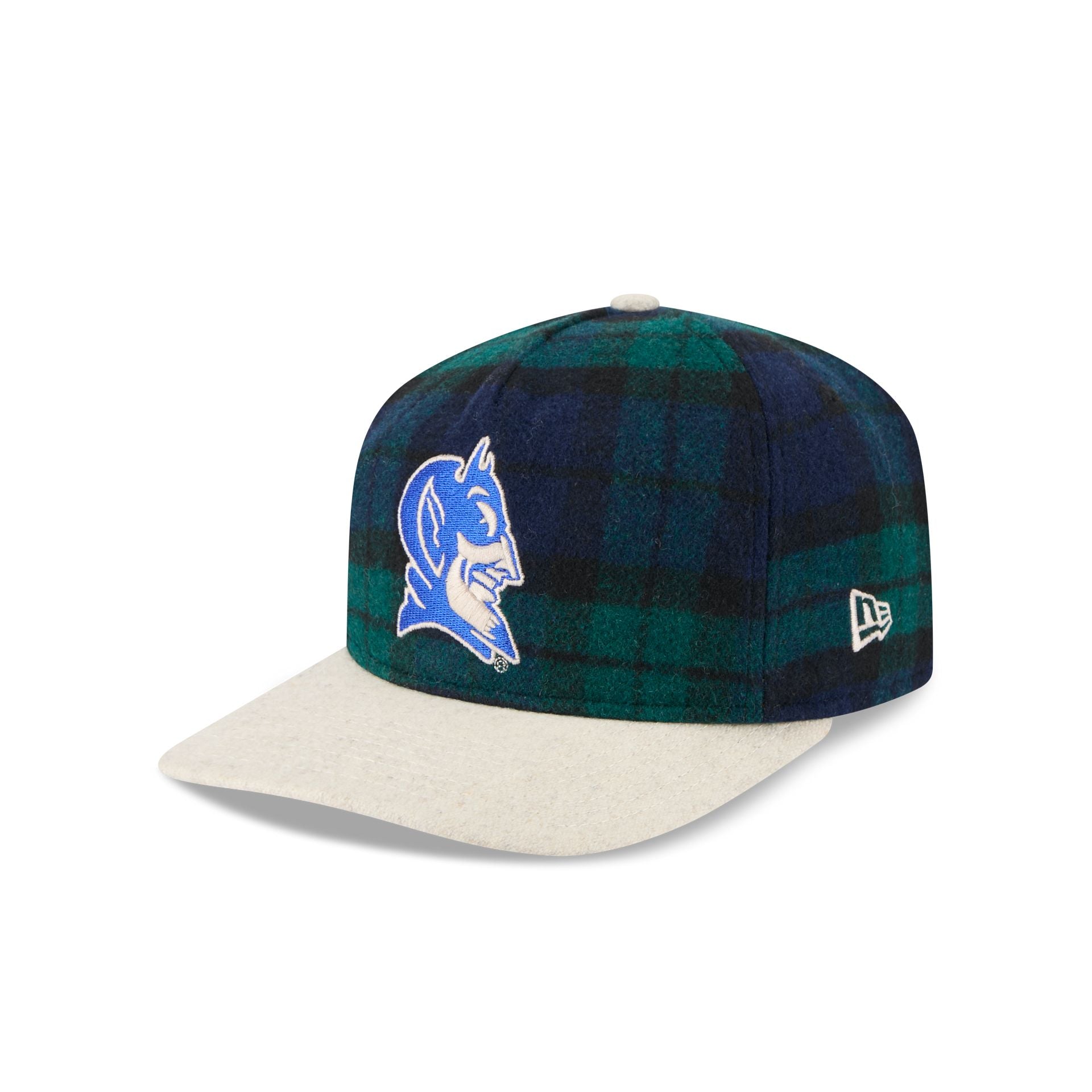 Duke Blue Devils Plaid Letterman 19TWENTY Adjustable Hat - Image 3