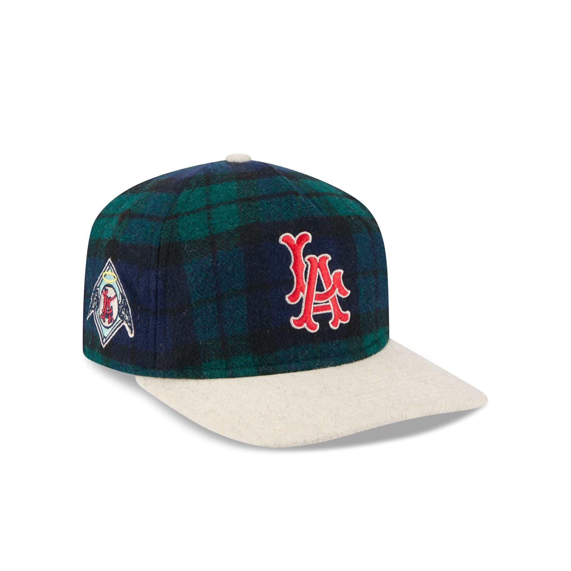 Los Angeles Angels Plaid Letterman 19TWENTY Adjustable Hat