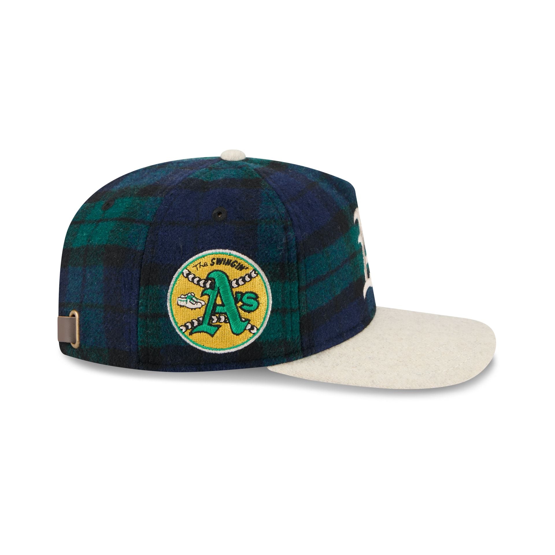 Athletics Plaid Letterman 19TWENTY Adjustable Hat - Image 4