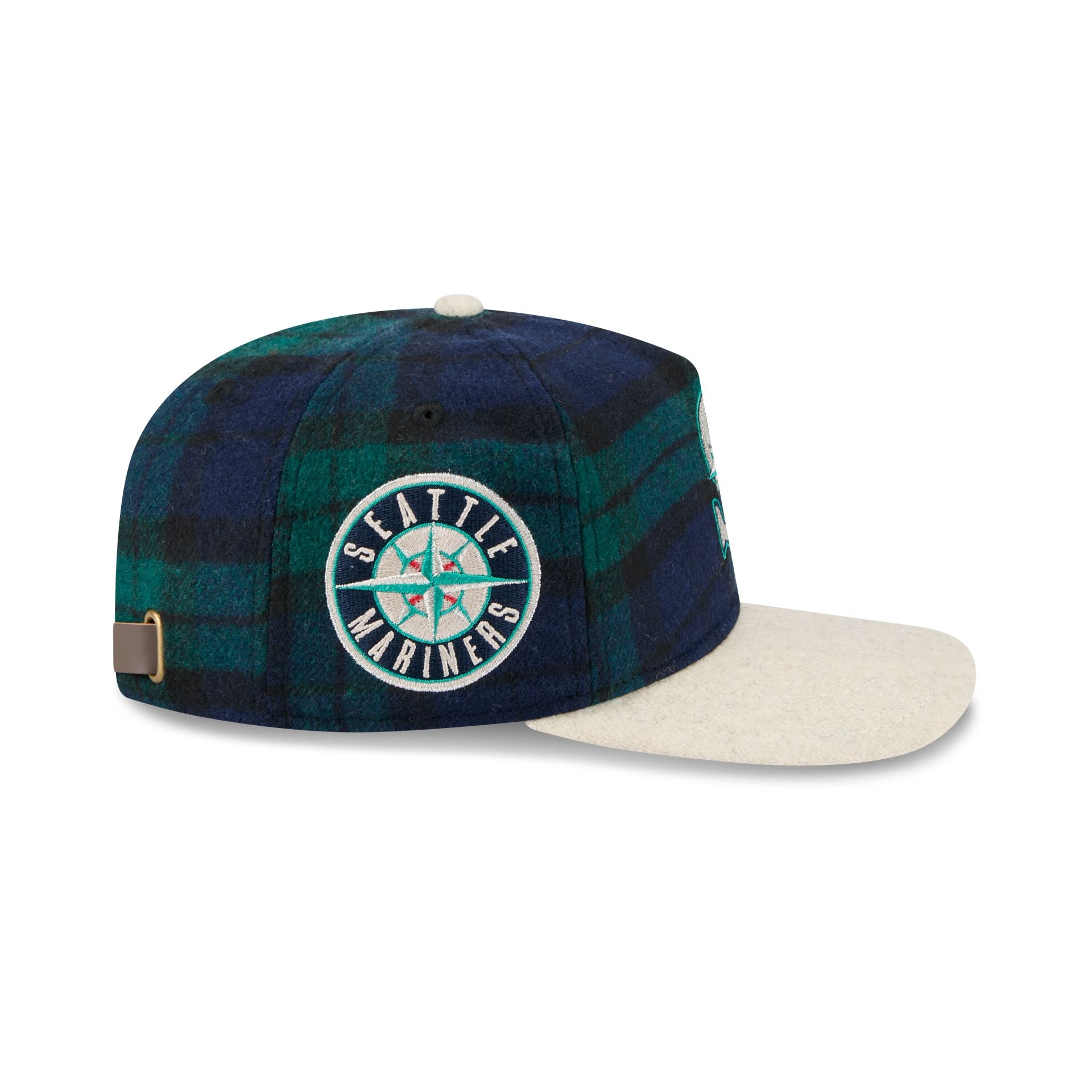 Seattle Mariners Plaid Letterman 19TWENTY Adjustable Hat - Image 4
