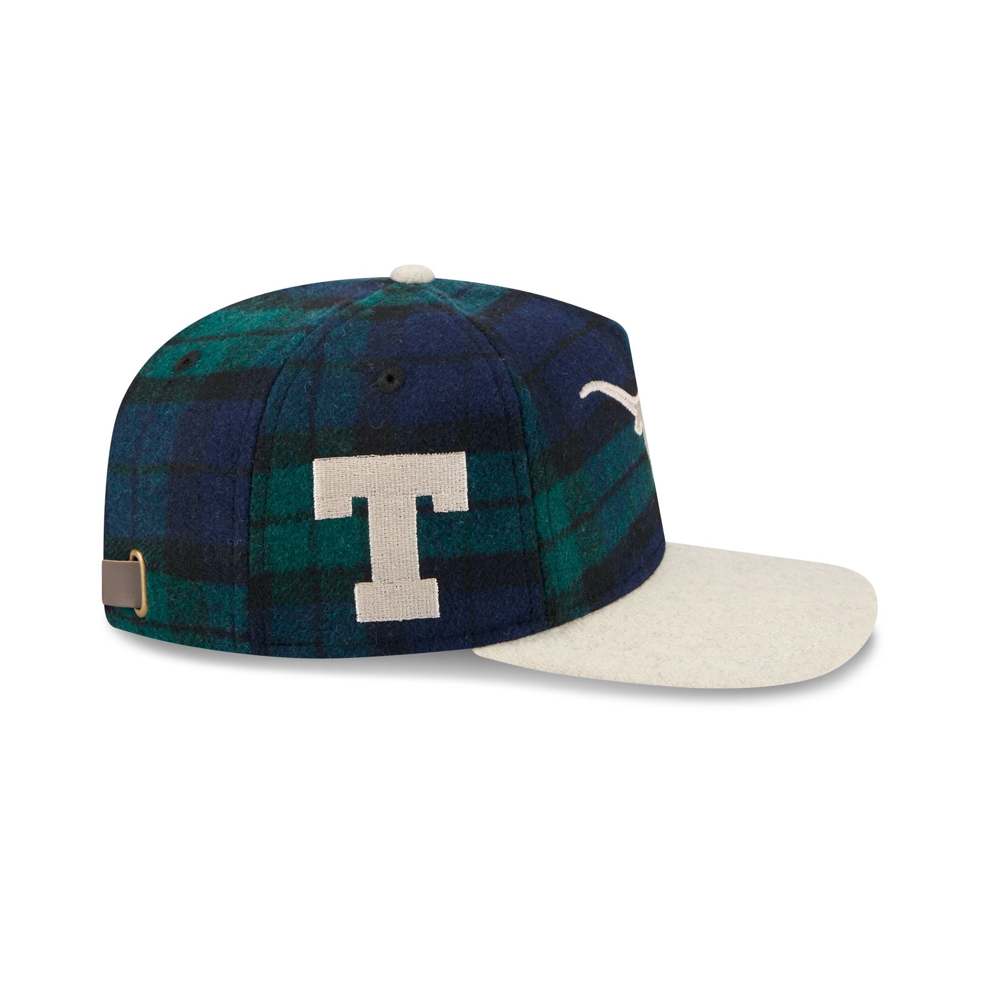 Texas Longhorns Plaid Letterman 19TWENTY Adjustable Hat - Image 4