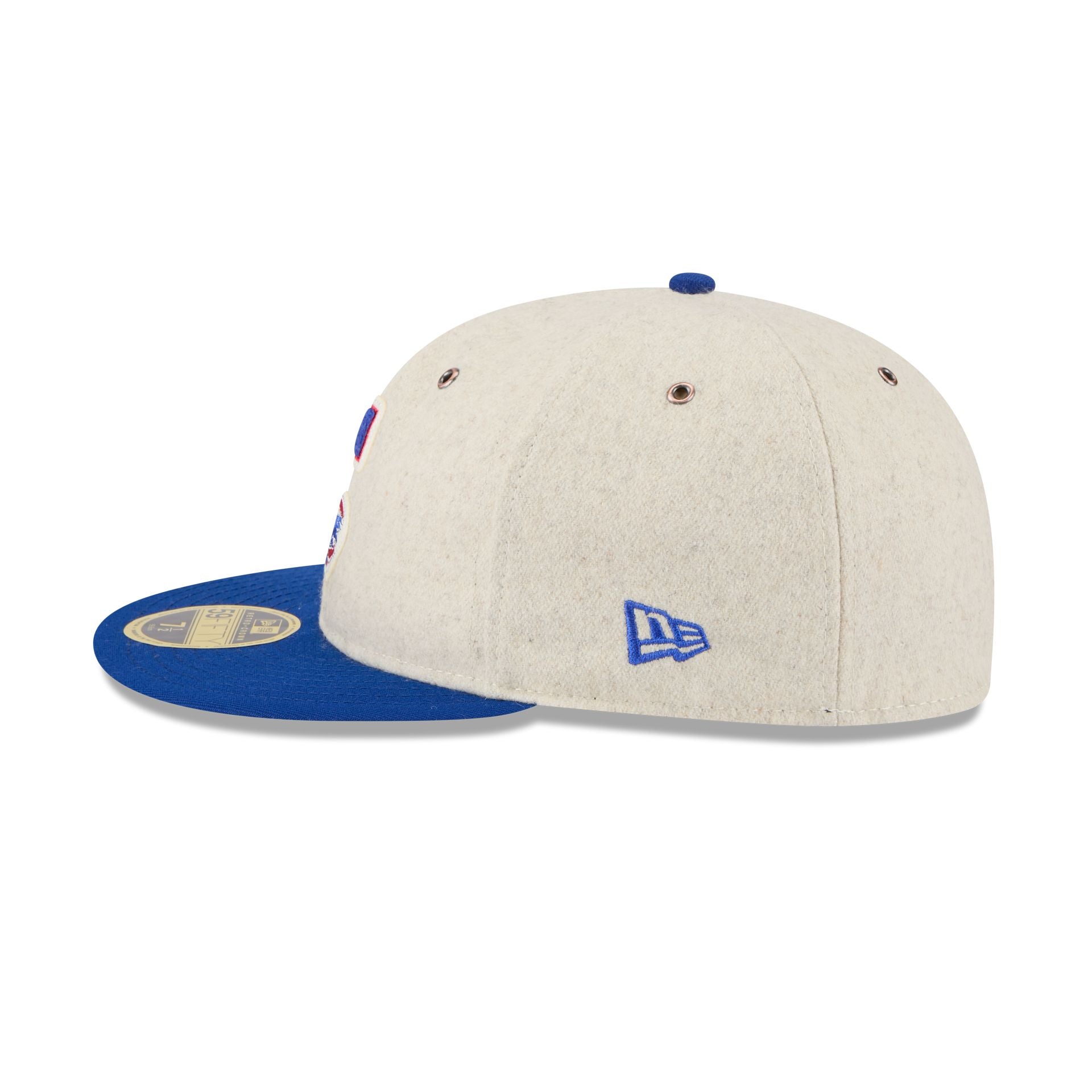 Chicago Cubs Wool Letterman Retro Crown 59FIFTY Fitted Hat - Image 4