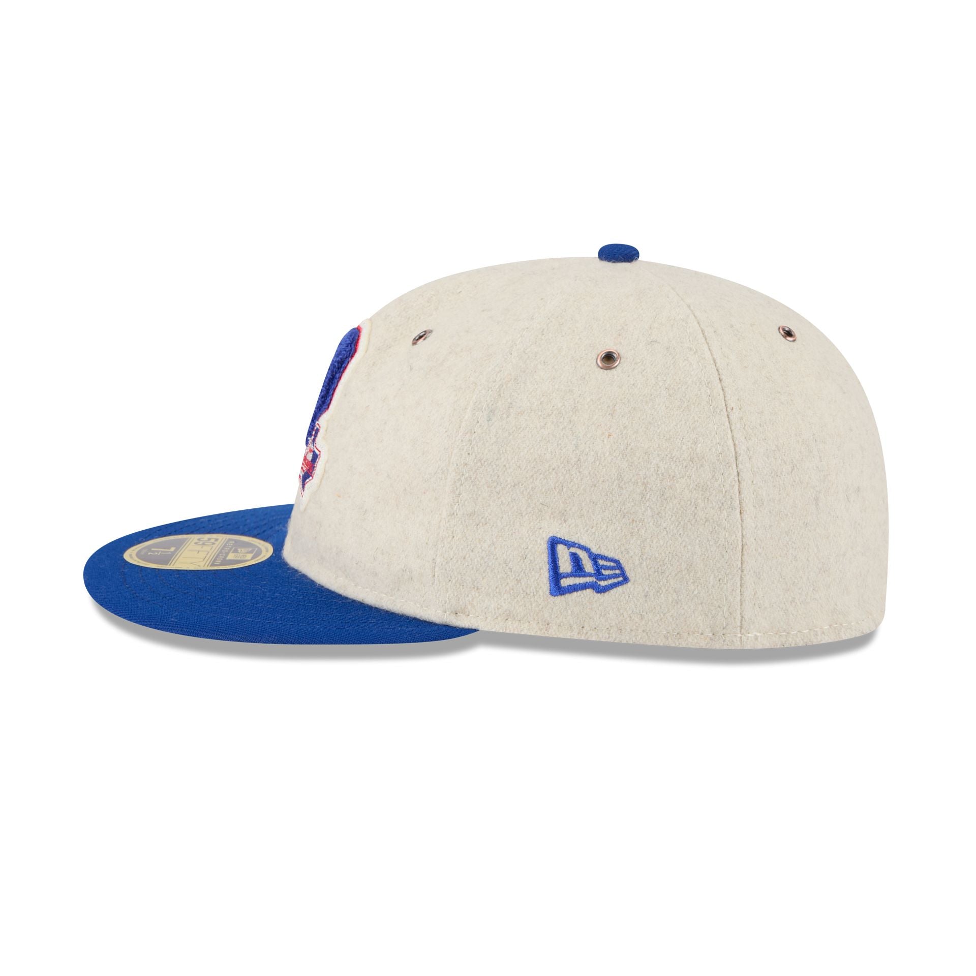 Texas Rangers Wool Letterman Retro Crown 59FIFTY Fitted Hat - Image 4