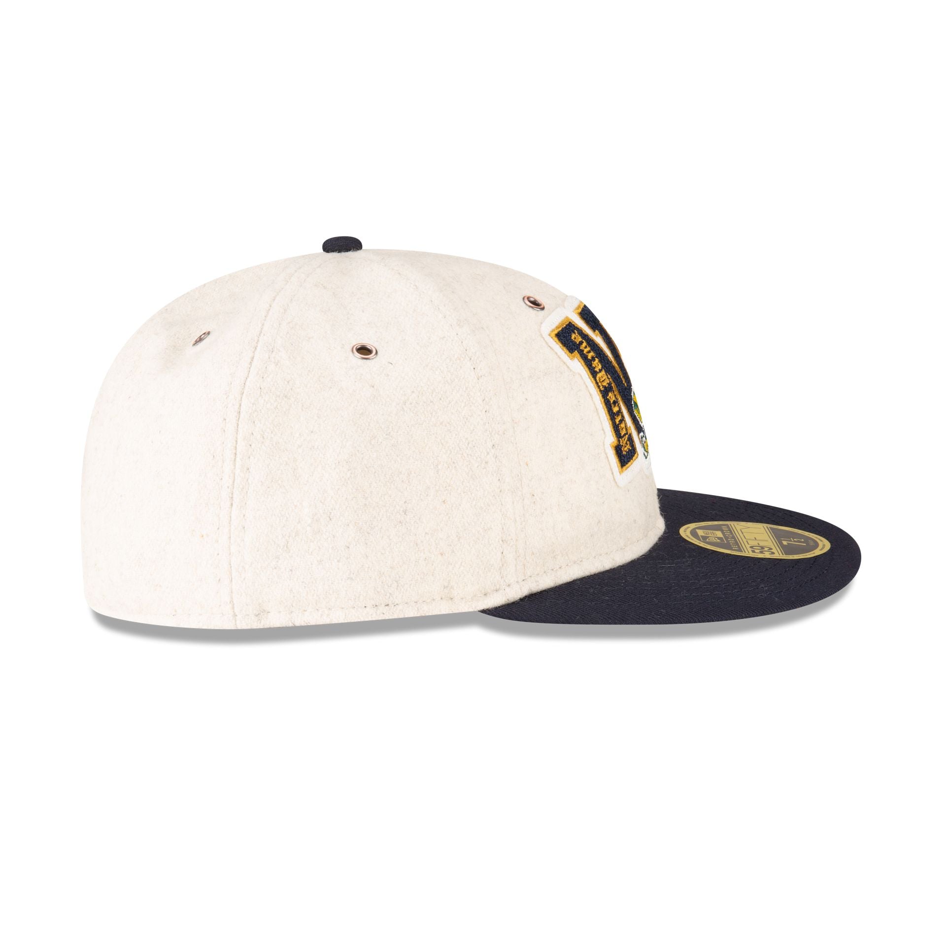 Notre Dame Fighting Irish College Vault Wool Letterman Retro Crown 59FIFTY Fitted Hat - Image 5