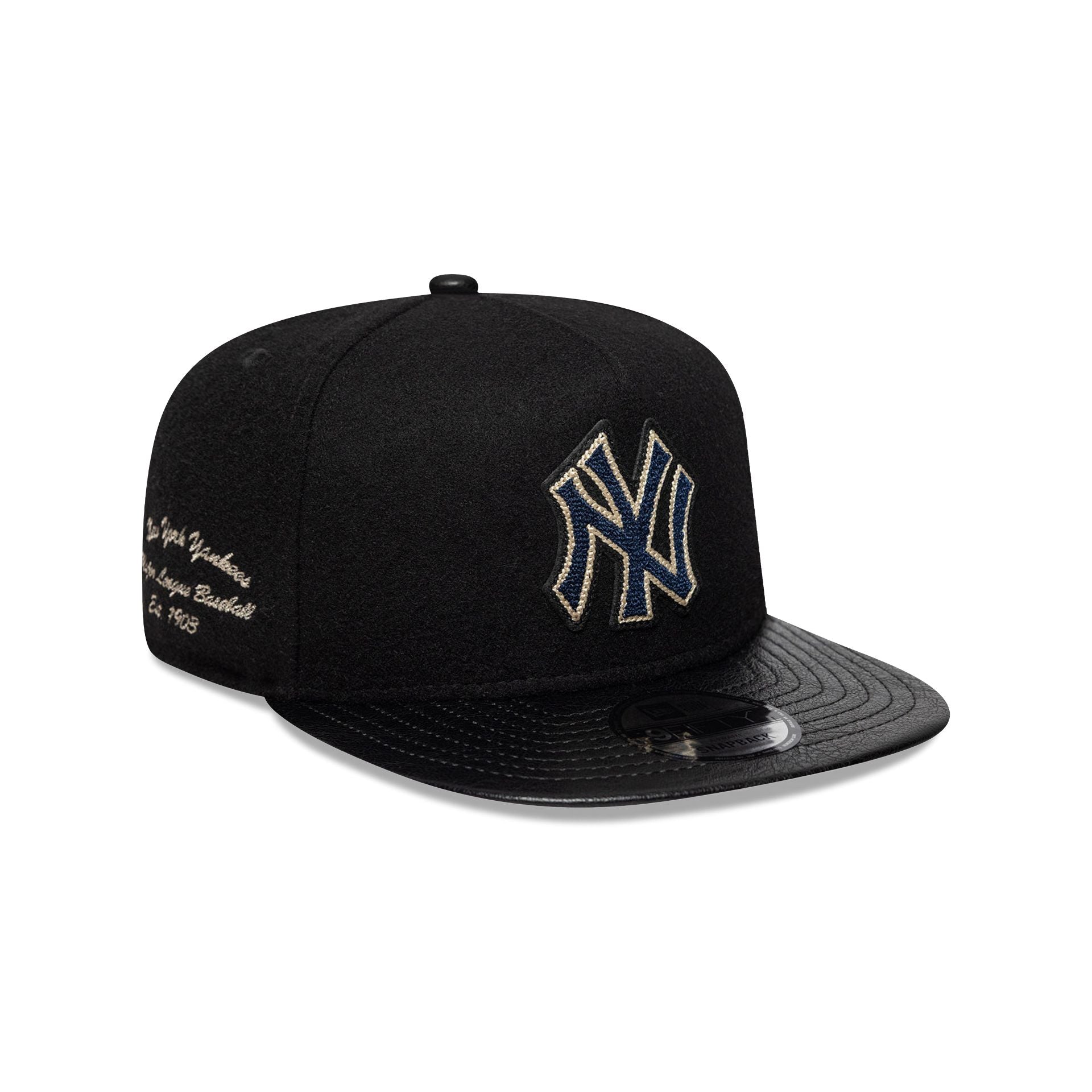 New York Yankees Wool Letterman 9FIFTY A-Frame Snapback Hat
