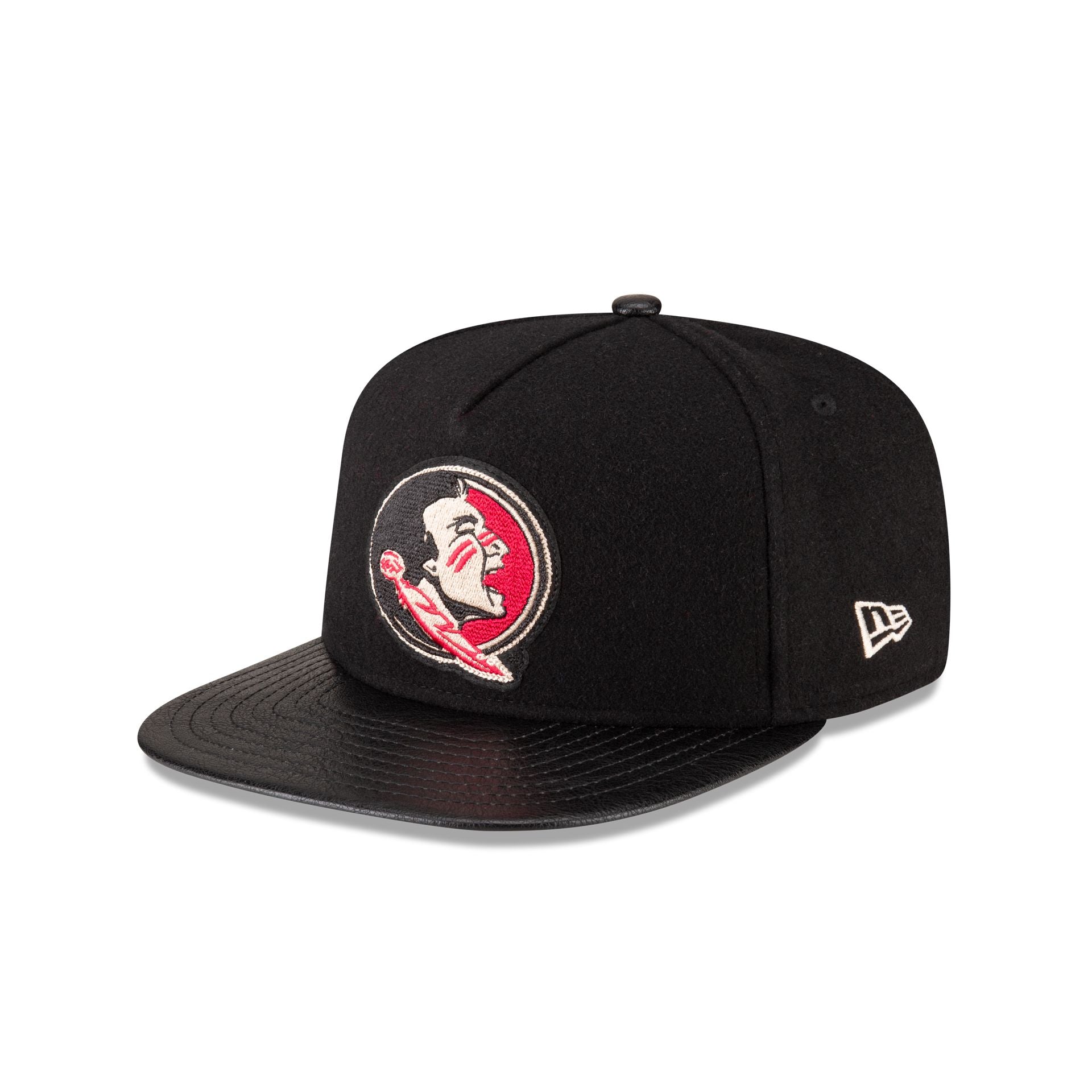 Florida State Seminoles Wool Letterman 9FIFTY A-Frame Snapback Hat - Image 3
