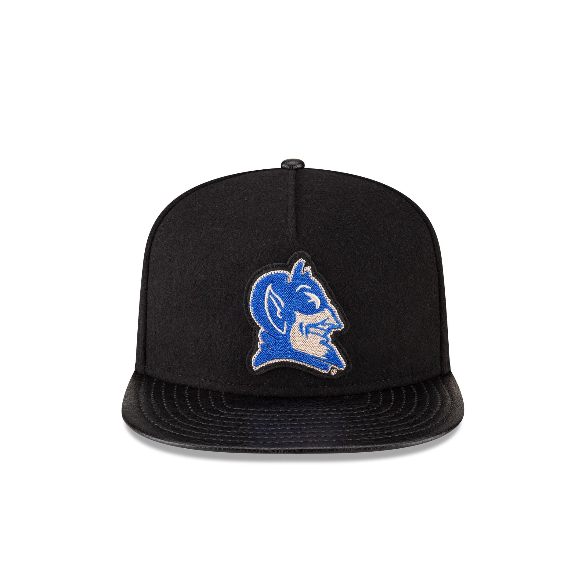 Duke Blue Devils Wool Letterman 9FIFTY A-Frame Snapback Hat - Image 2