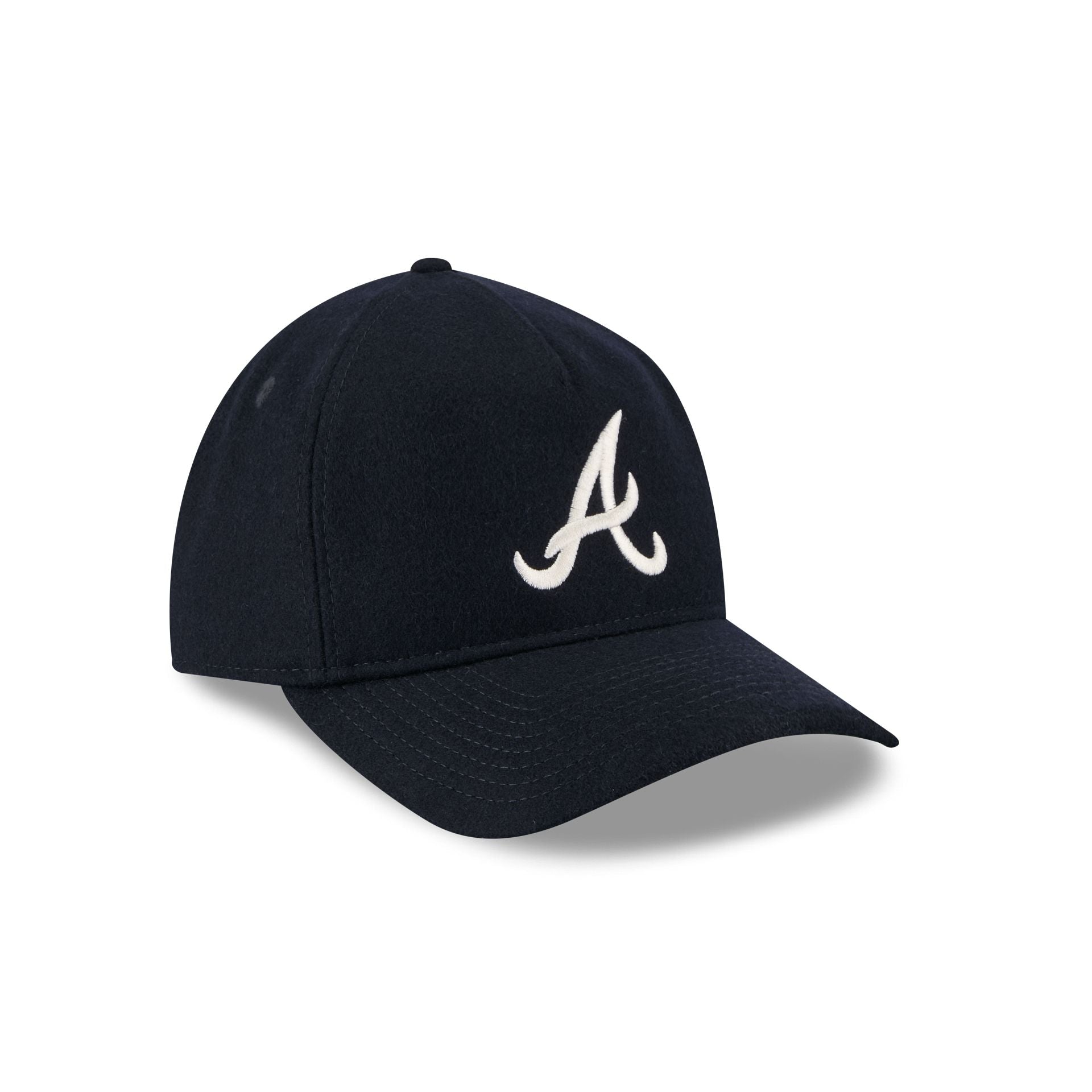Atlanta Braves Wool Letterman 9TWENTY A-Frame Adjustable Hat Adjustable Hat - Image 3