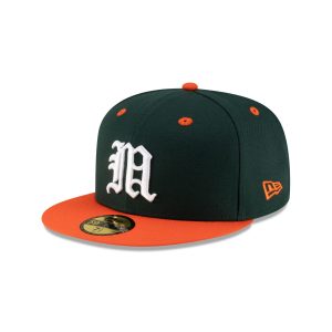 Miami Hurricanes Dark Green 59FIFTY Fitted Hat