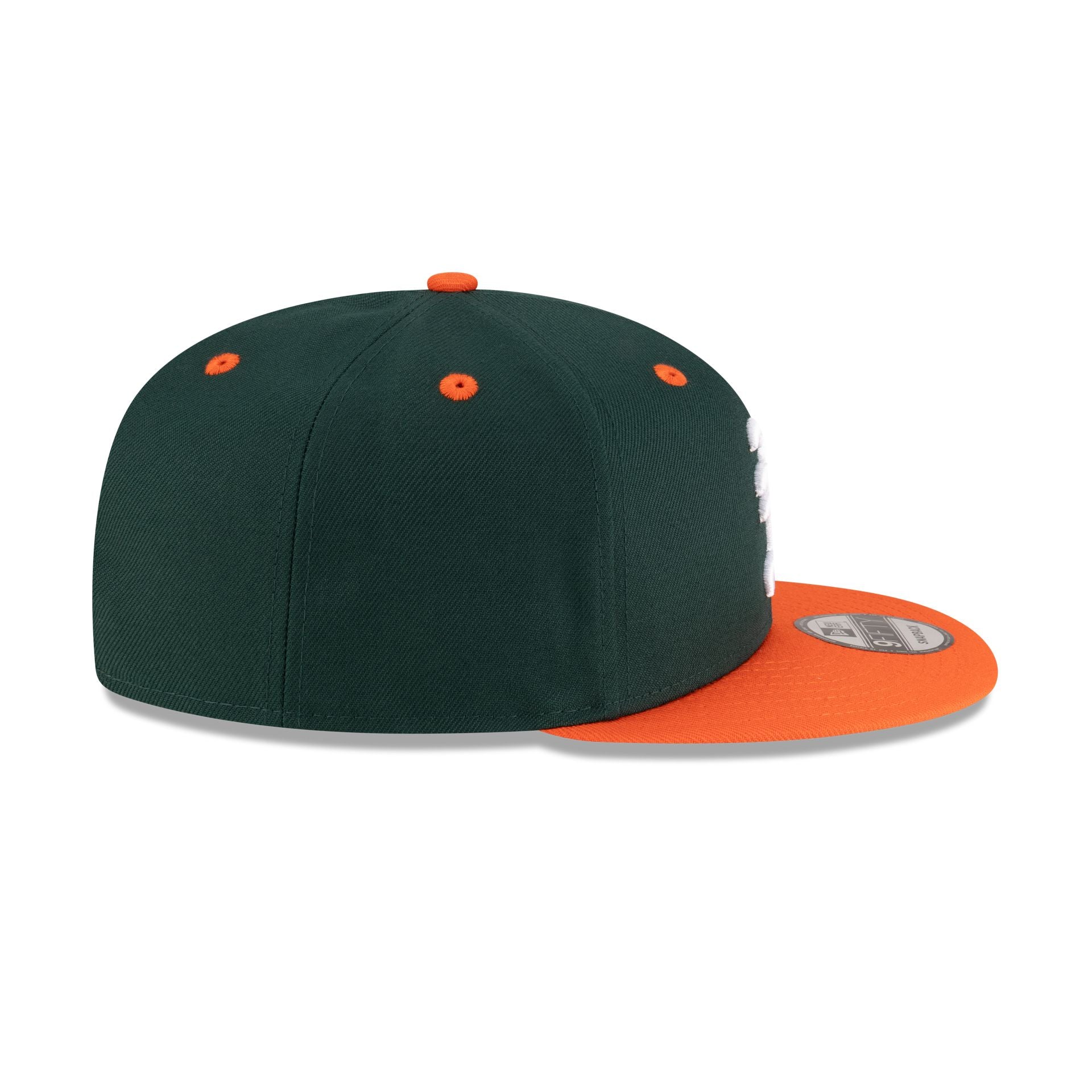 New Era x adidas Miami Hurricanes Green 9FIFTY Snapback Hat - Image 5