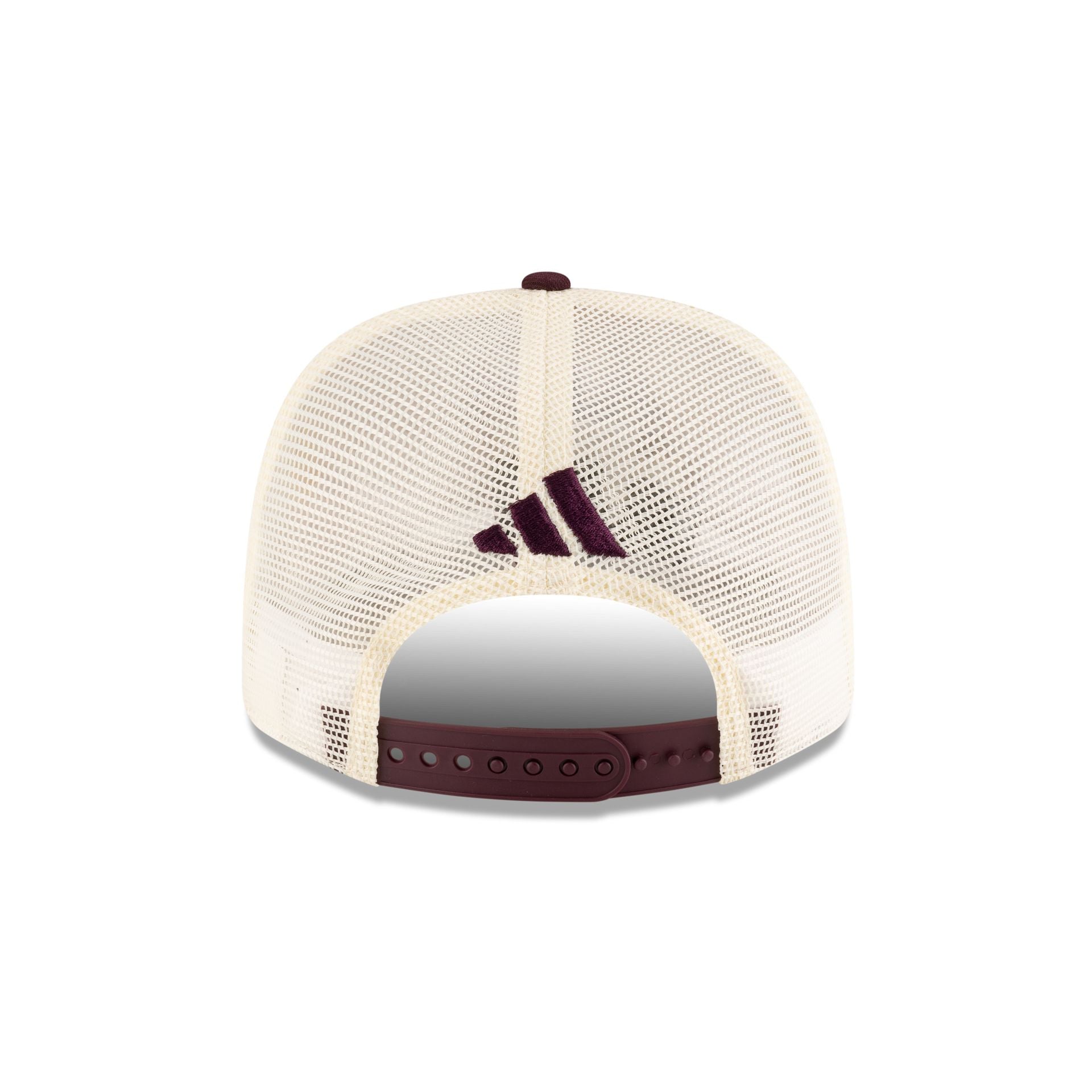 New Era x adidas Texas A&M Aggies Chrome White 9SEVENTY Trucker Hat - Image 6