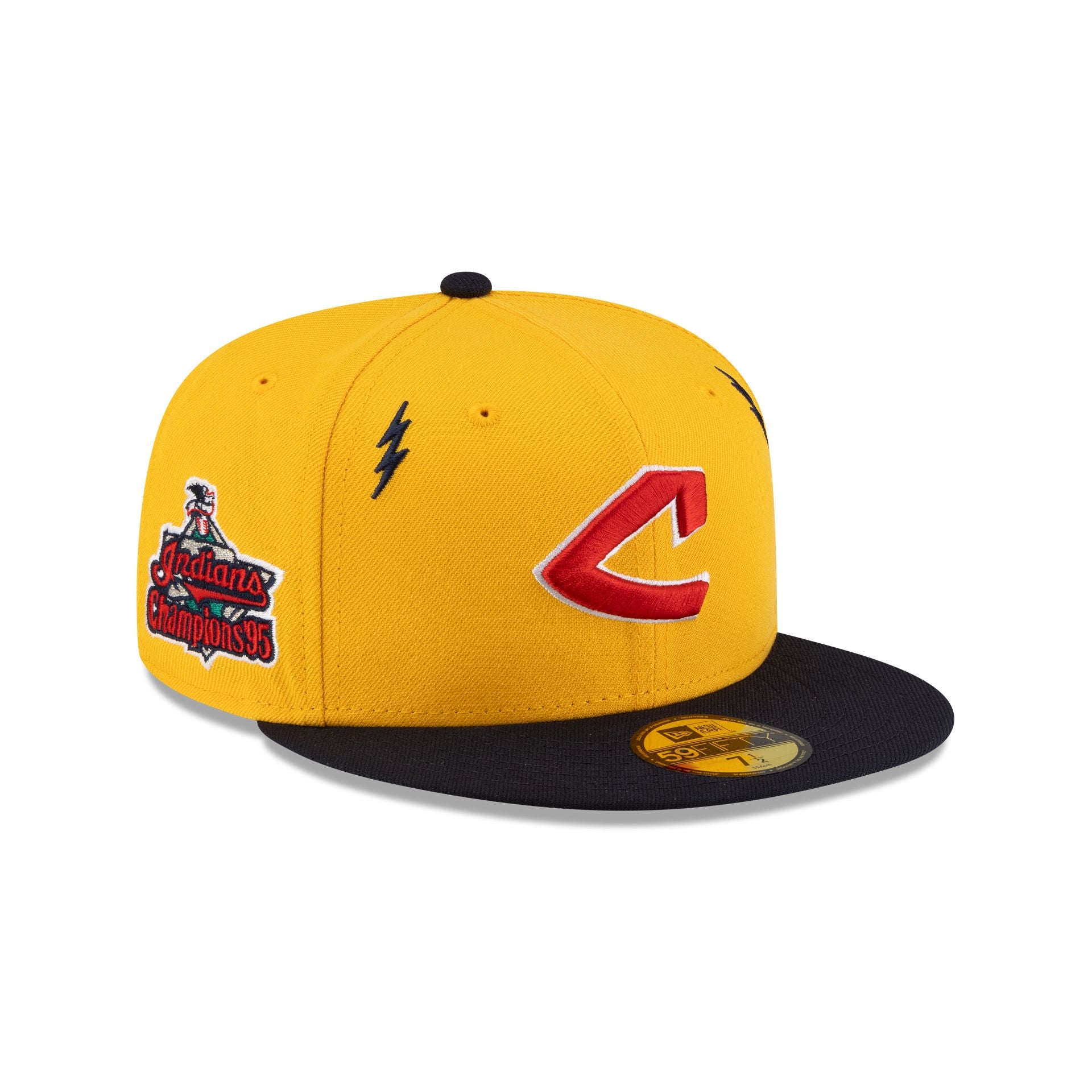 Diet Starts Monday x Cleveland Guardians Lightening Bolts 59FIFTY Fitted Hat - Image 3