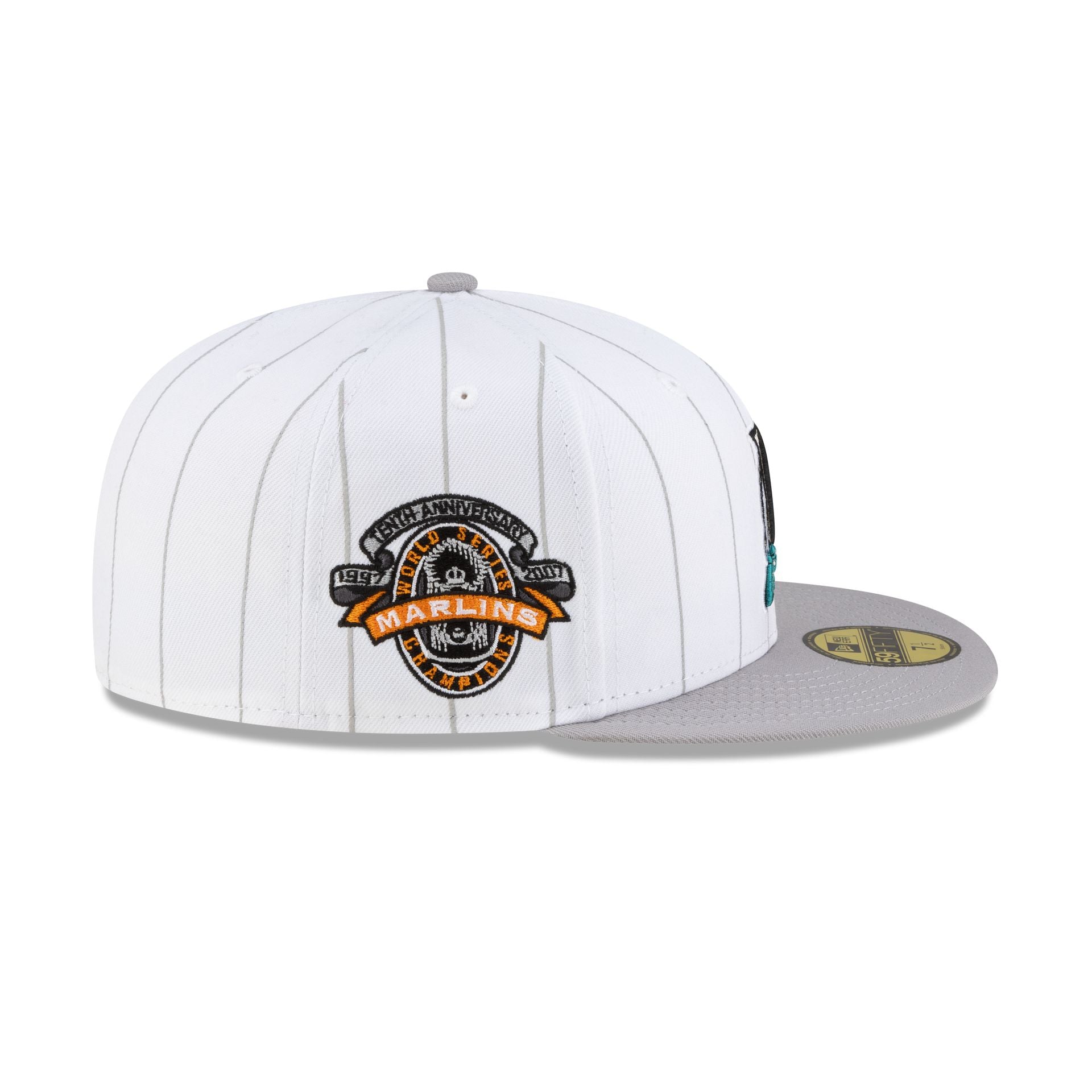 Diet Starts Monday x Miami Marlins Pinstripe 59FIFTY Fitted Hat - Image 5