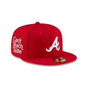 Diet Starts Monday x Atlanta Braves Red Wool 59FIFTY Fitted Hat