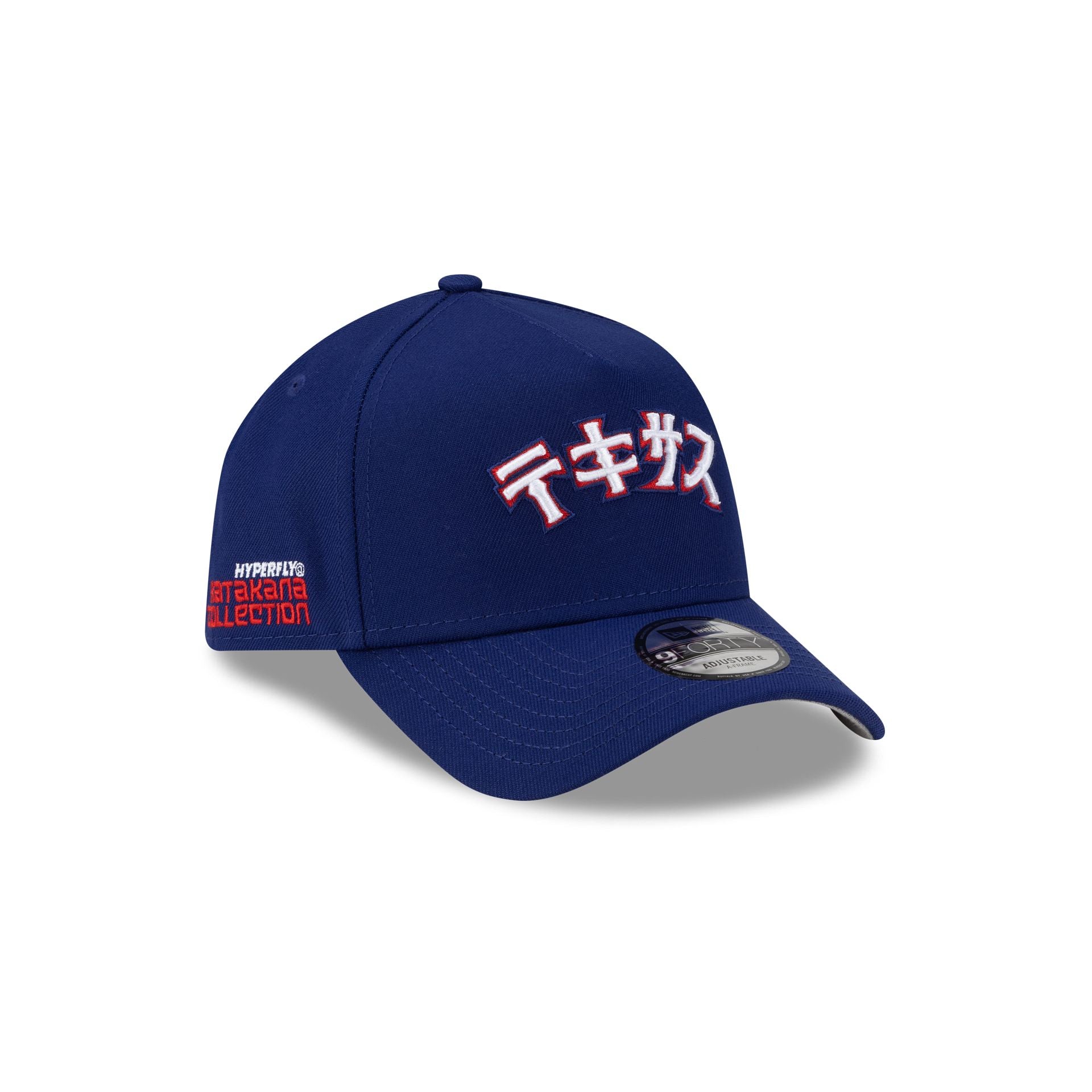 Hyperfly Katakana x Texas Rangers 9FORTY A-Frame Snapback Hat
