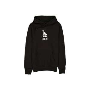 Born x Raised x Los Angeles Dodgers Fly Ball Black Hoodie
