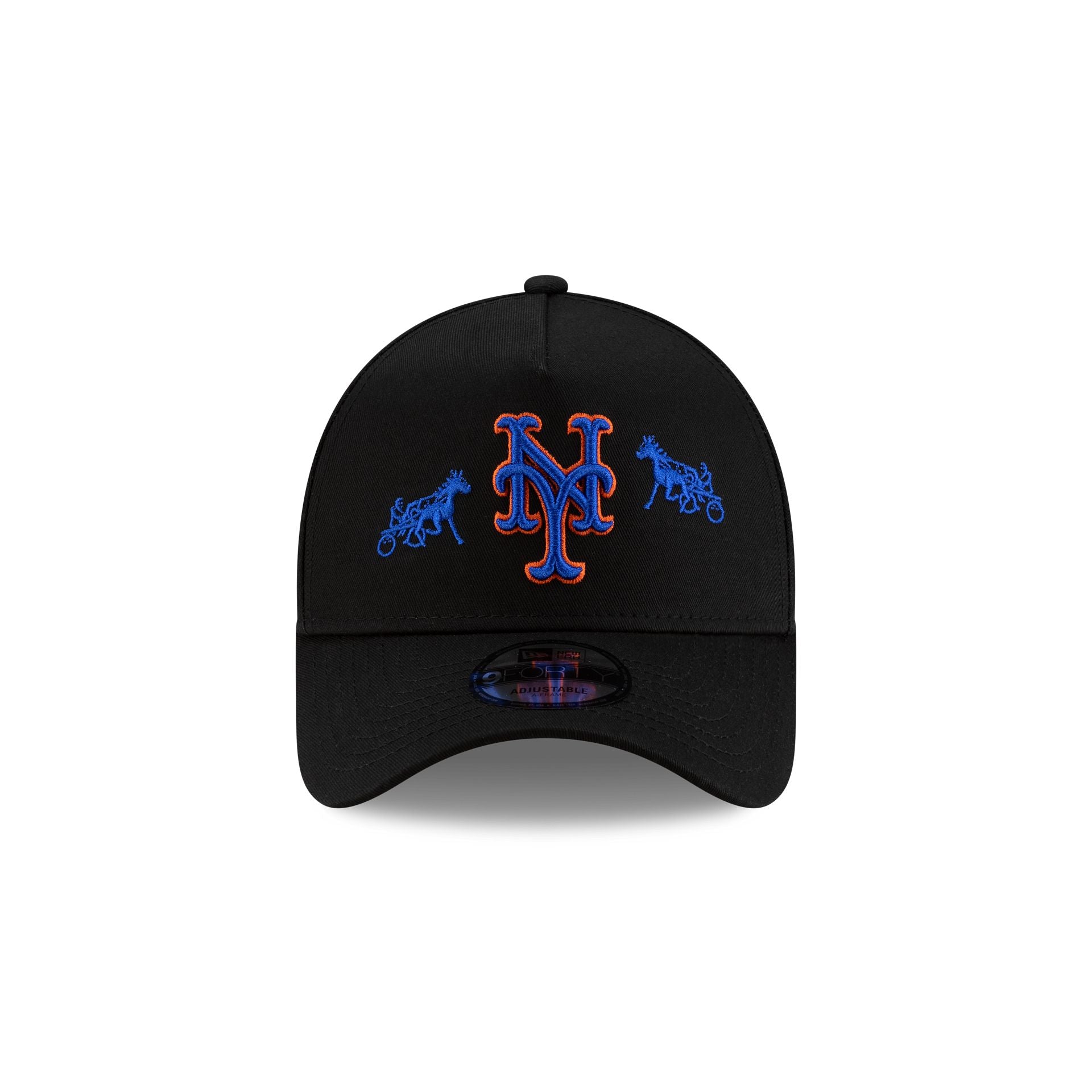 Siegelman Stable x New York Mets Black 9FORTY A-Frame Snapback Hat - Image 2