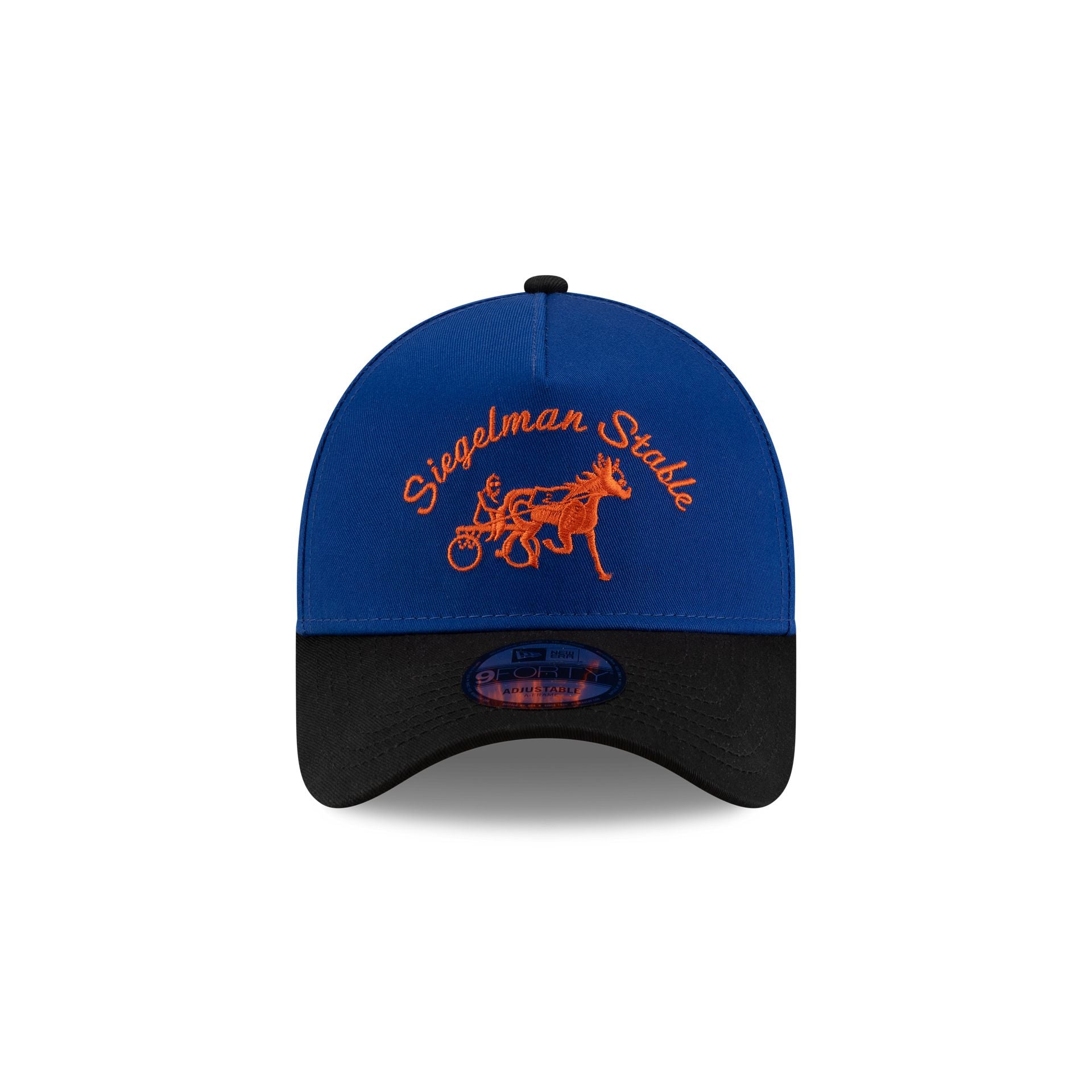 Siegelman Stable x New York Mets Black Visor 9FORTY A-Frame Snapback Hat - Image 2
