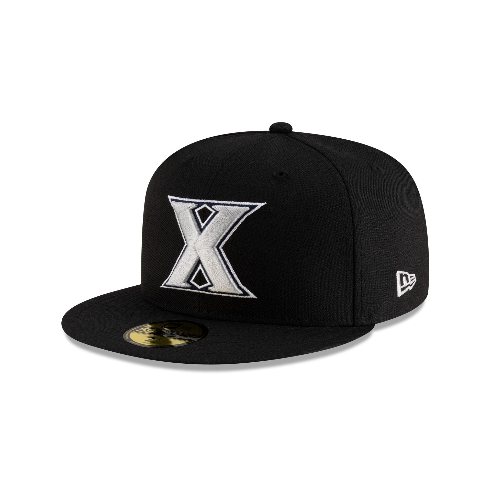 Xavier Musketeers Black 59FIFTY Fitted Hat - Image 3