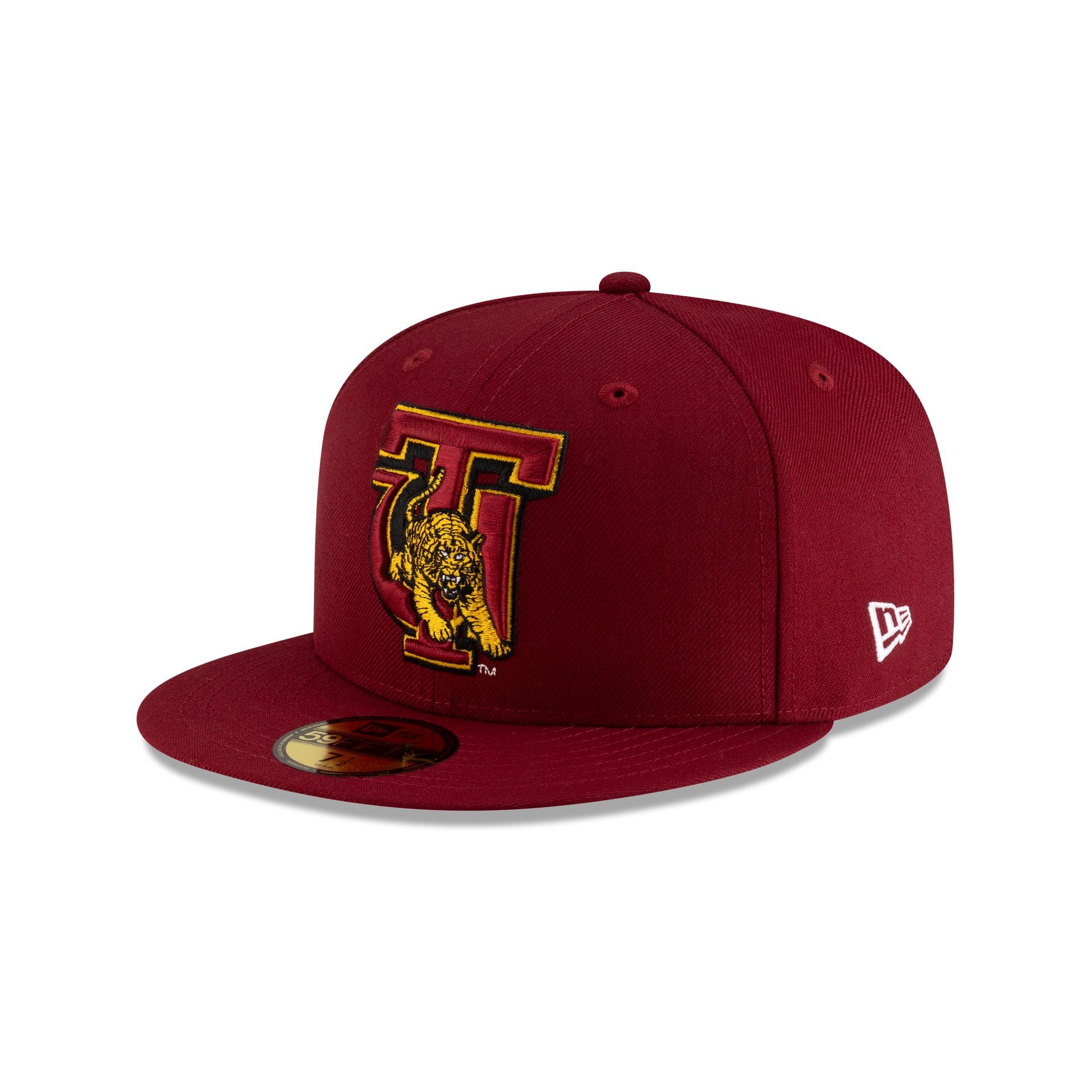 Tuskegee Golden Tigers Red 59FIFTY Fitted Hat - Image 3