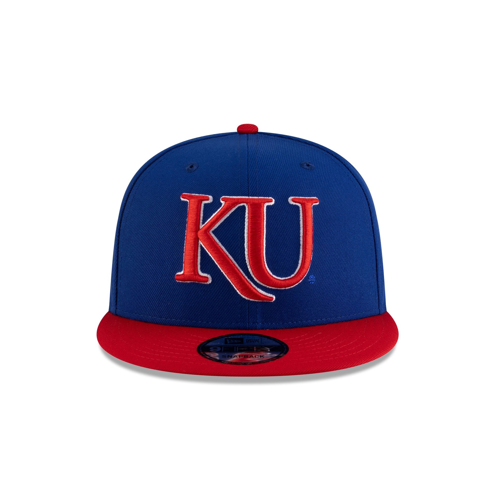 Kansas Jayhawks Royal Scarlet 9FIFTY Snapback Hat - Image 2