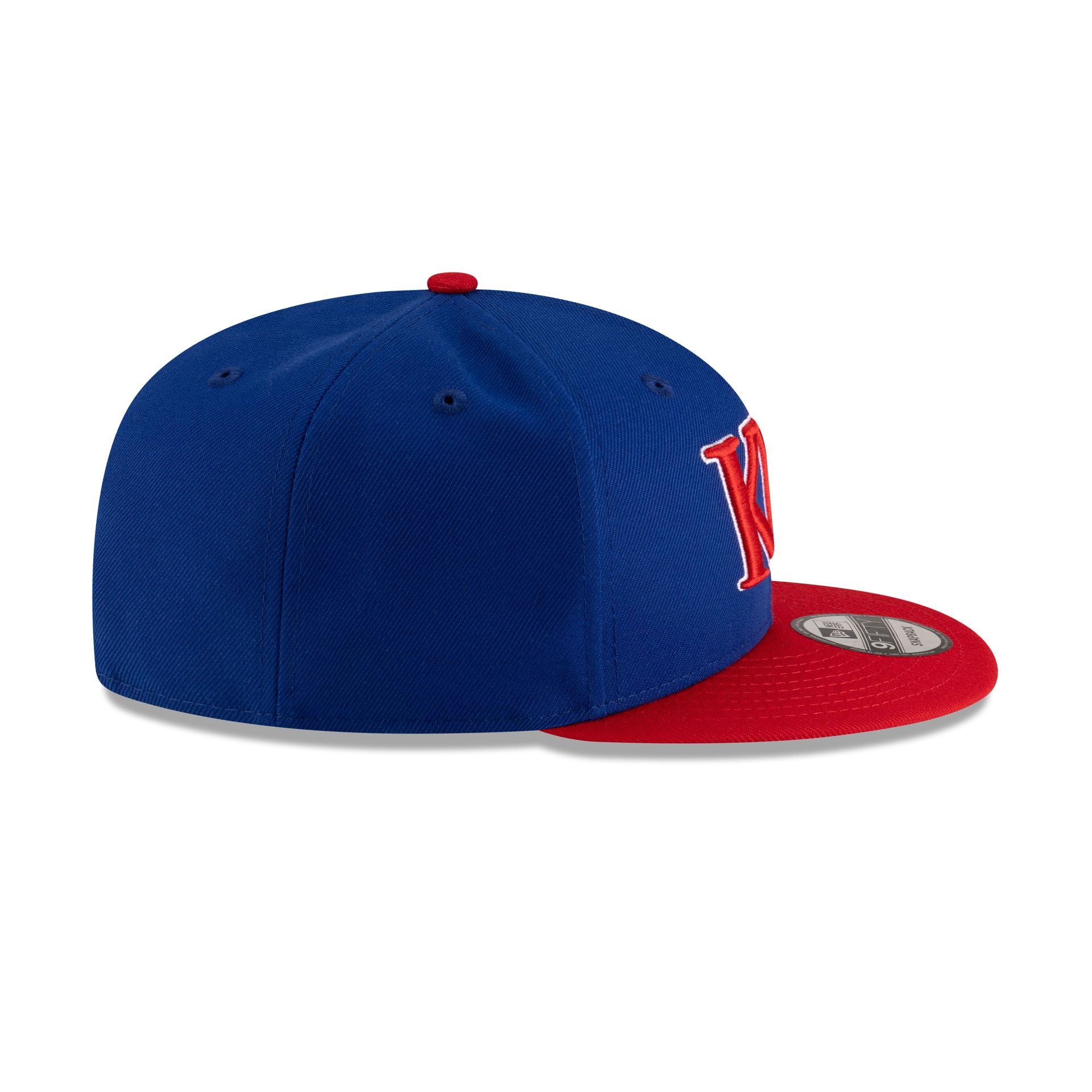Kansas Jayhawks Royal Scarlet 9FIFTY Snapback Hat - Image 5