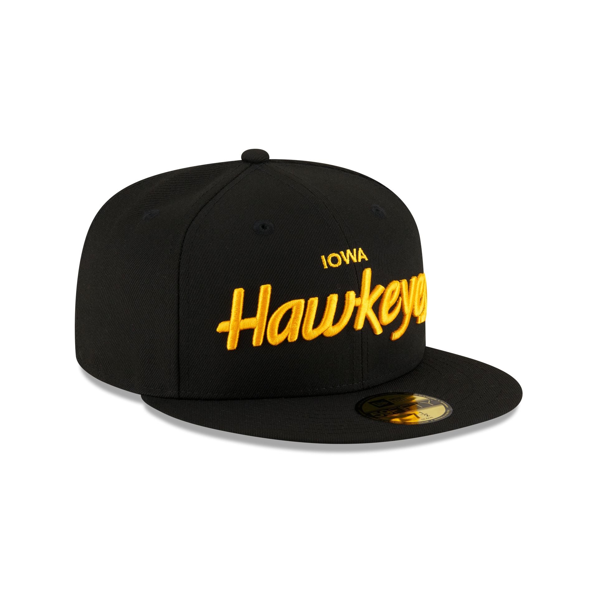 Iowa Hawkeyes Script 59FIFTY Fitted Hat - Image 3