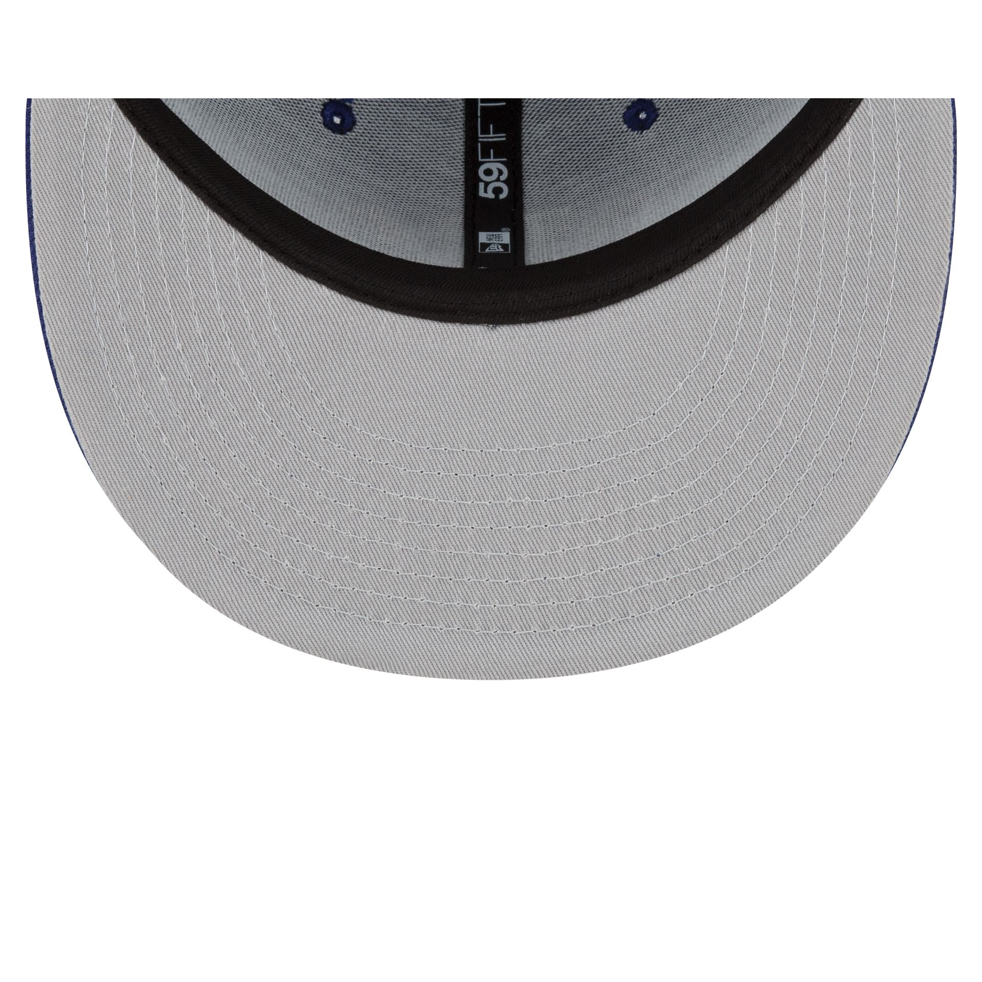 Born X Raised x Los Angeles Dodgers Royal and Pink 59FIFTY Fitted Hat - Image 7