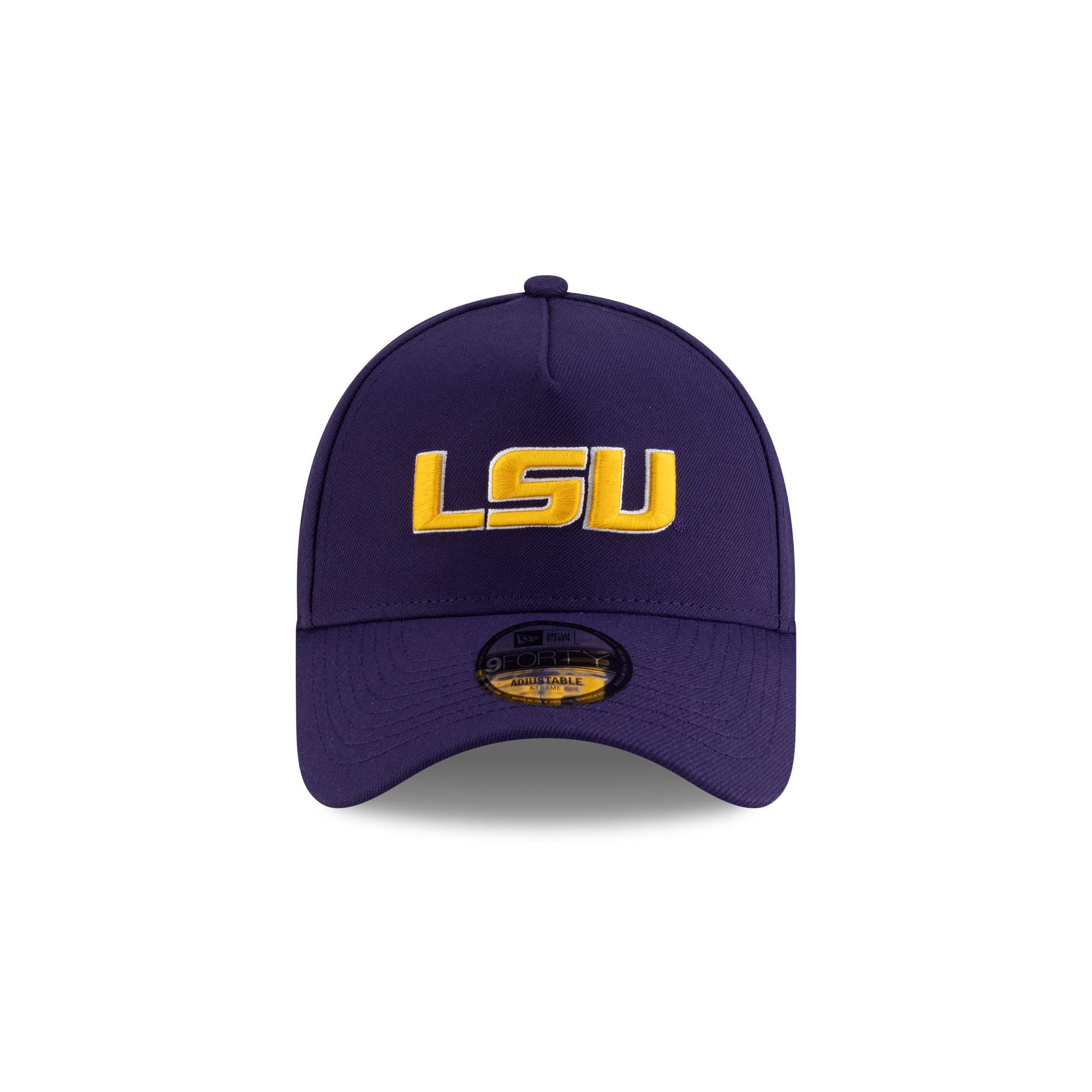 LSU Tigers Purple 9FORTY A-Frame Snapback Hat - Image 2