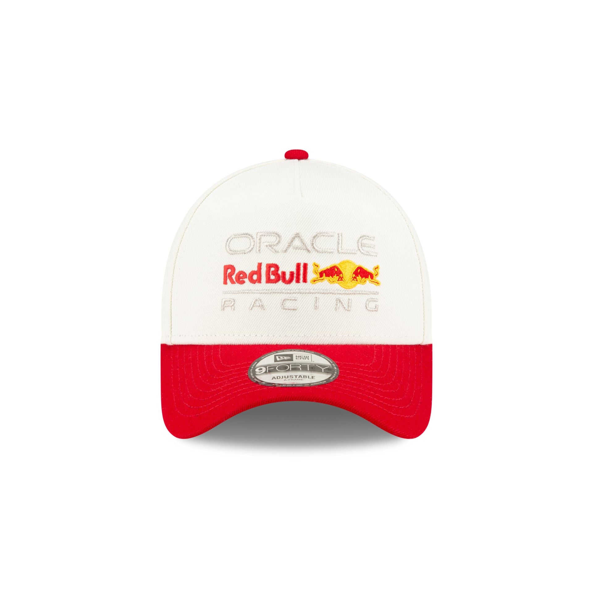 Oracle Red Bull Racing Essential White 9FORTY A-Frame Snapback Hat - Image 2