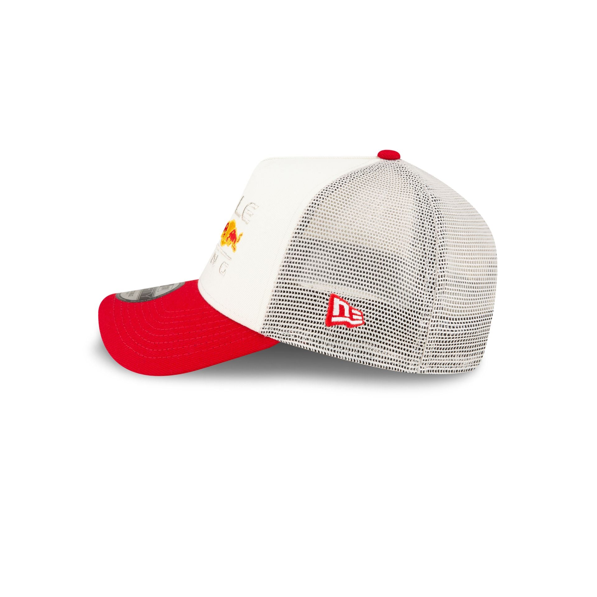 Oracle Red Bull Racing Essential White 9FORTY A-Frame Trucker Hat - Image 4