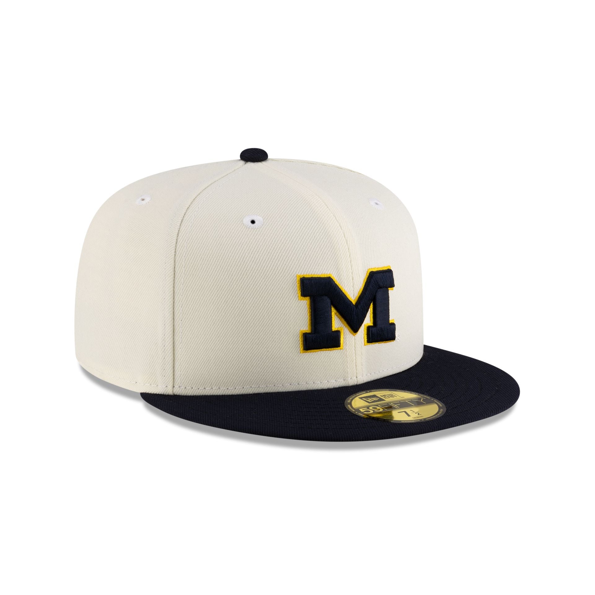 Michigan Wolverines Crome Navy 59FIFTY Fitted - Image 3